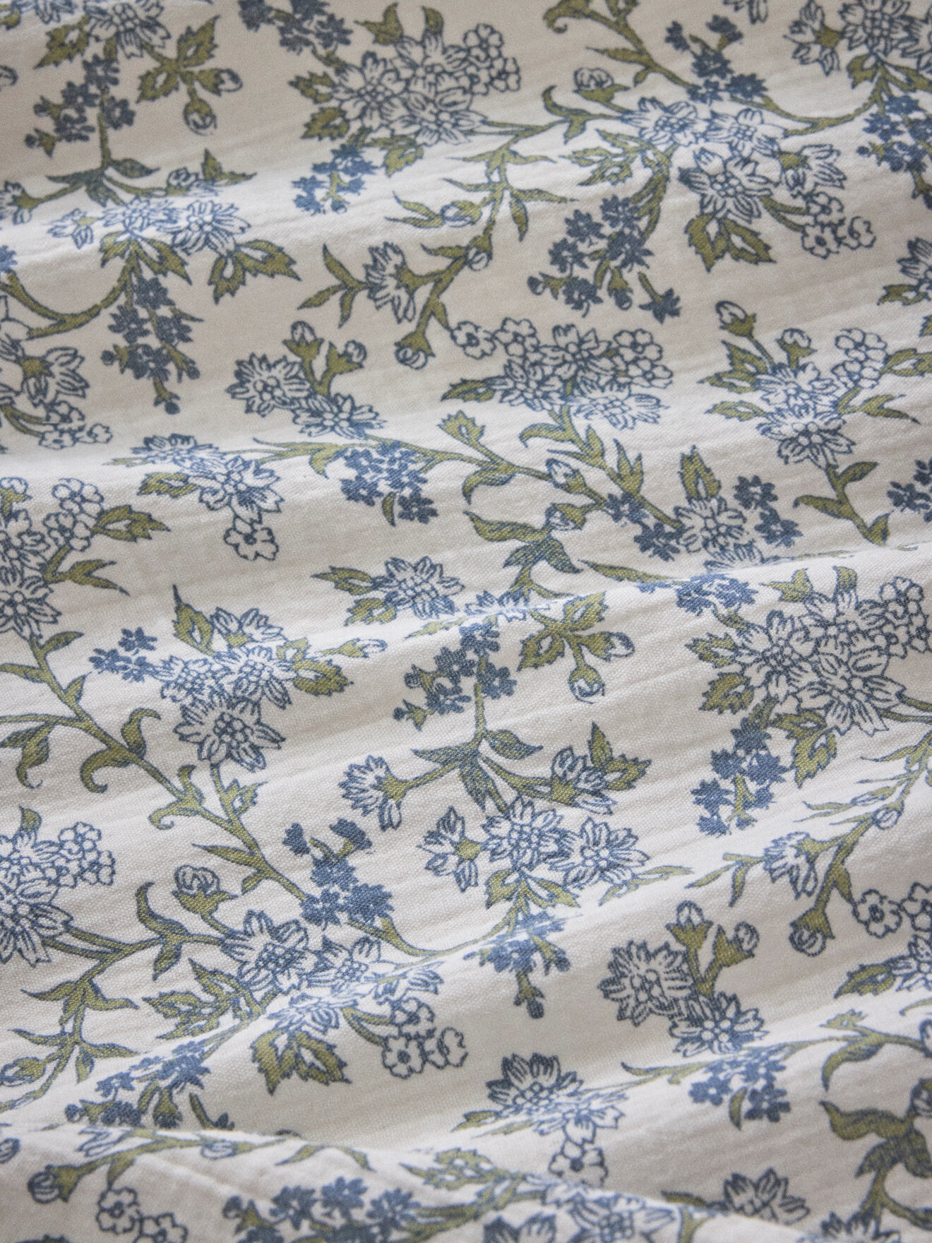 Cotton Muslin Duvet Cover "Armande" CYRILLUS Blue