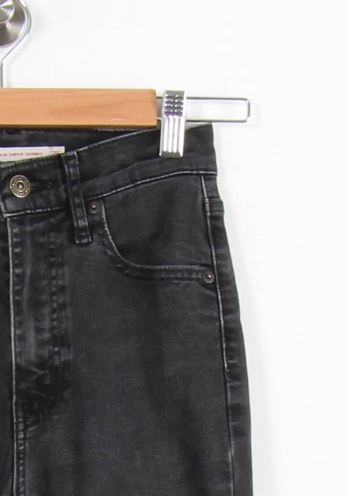 Cropped slim jeans with studs LEVI'S - Seconde main Black