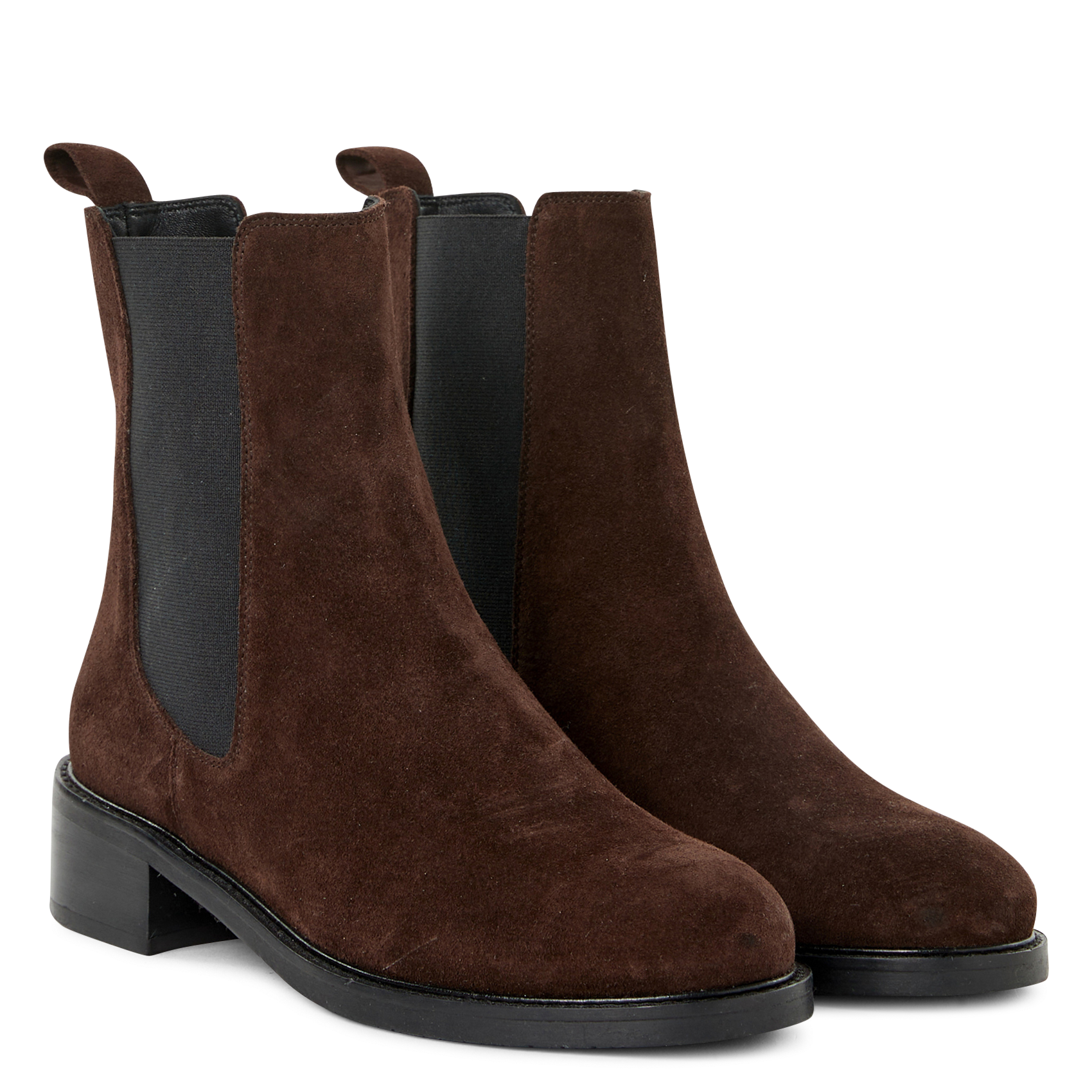 Suède enkellaarzen SAISON 1865 Brown