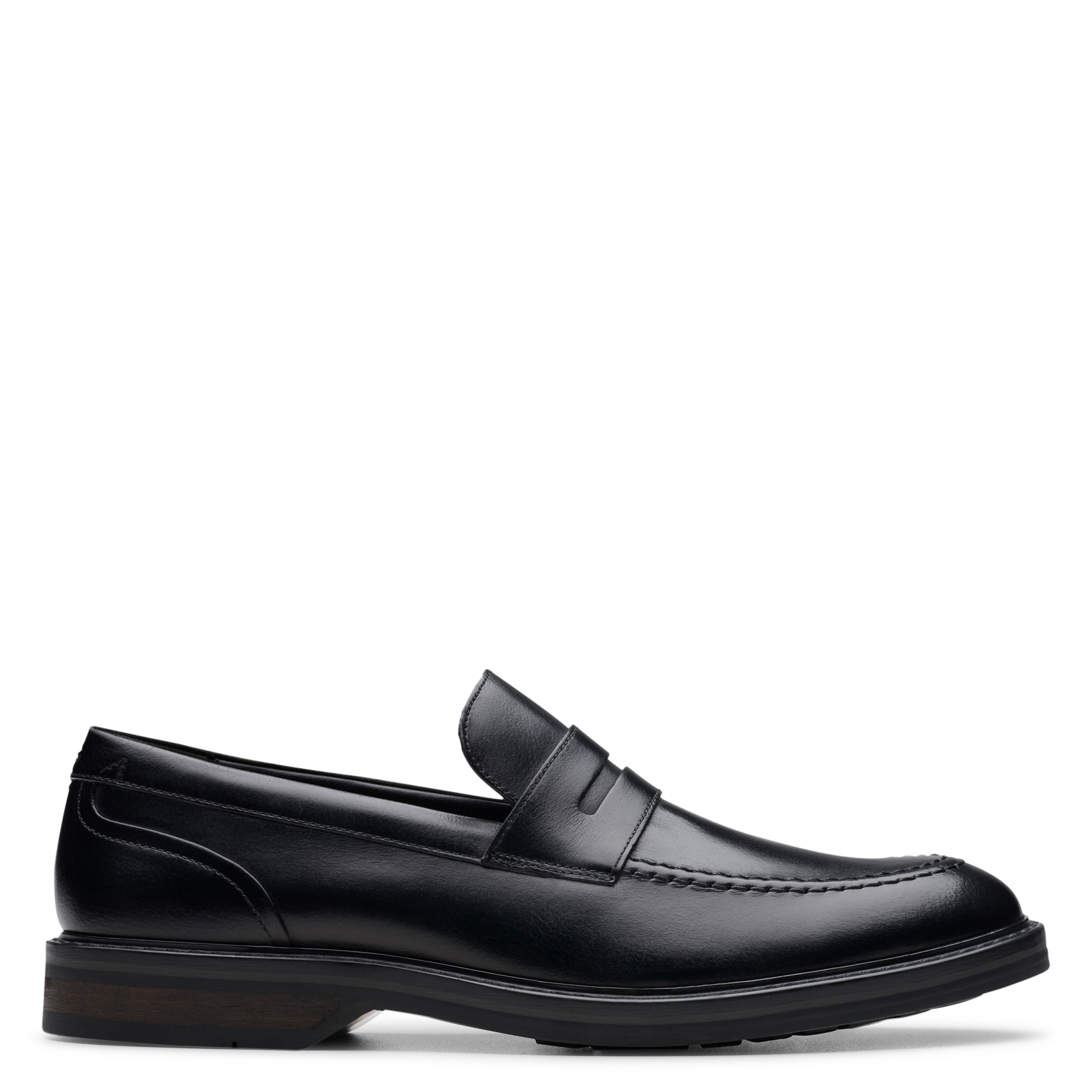 Mocassins en cuir CLARKS Noir