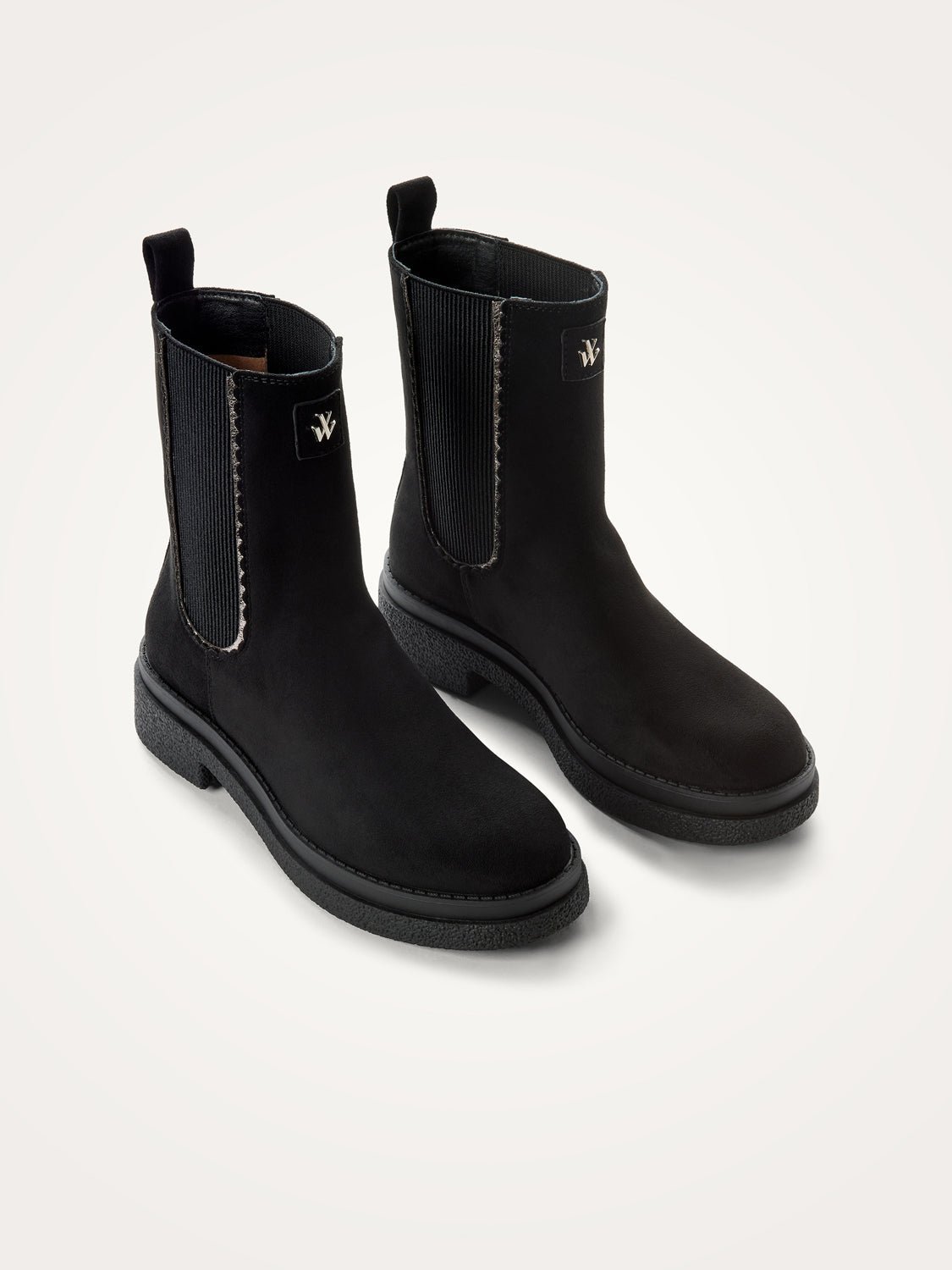 Chelsea suede ankle boots VANESSA WU Black
