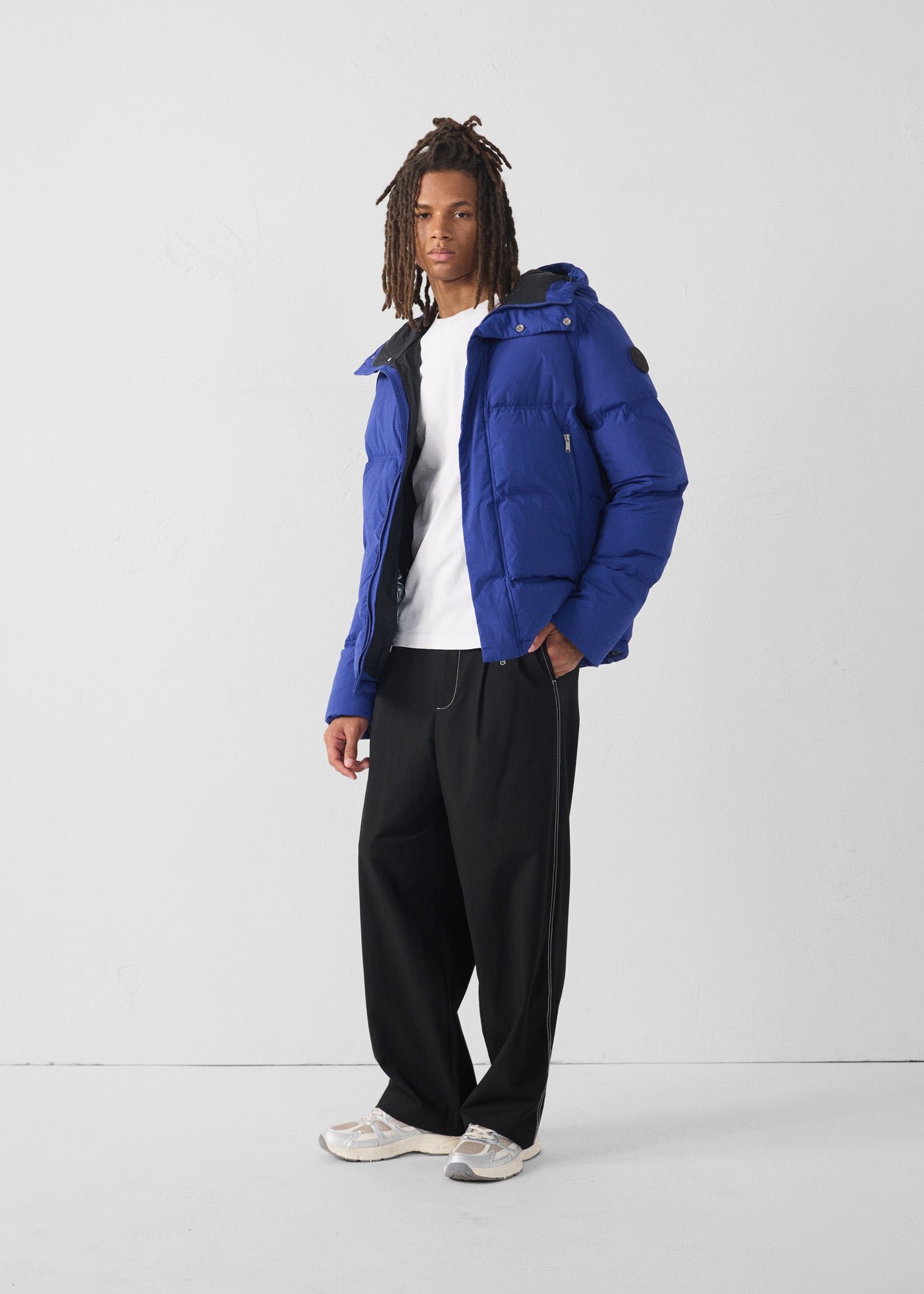 Sanji puffer cold weather jacket JOTT Blue