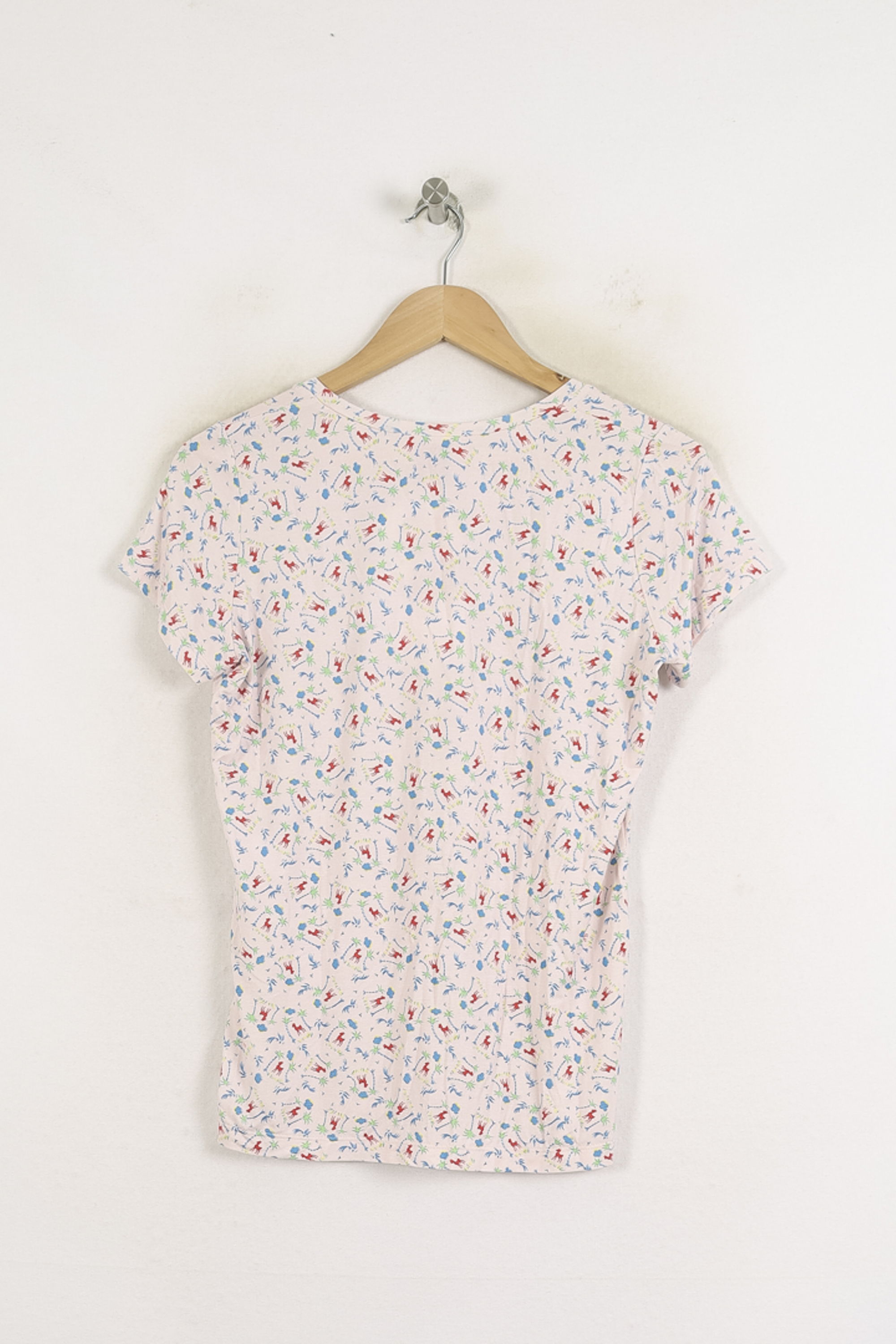 Tommy Badge T-shirt INES DE LA FRESSANGE - Seconde main Pink