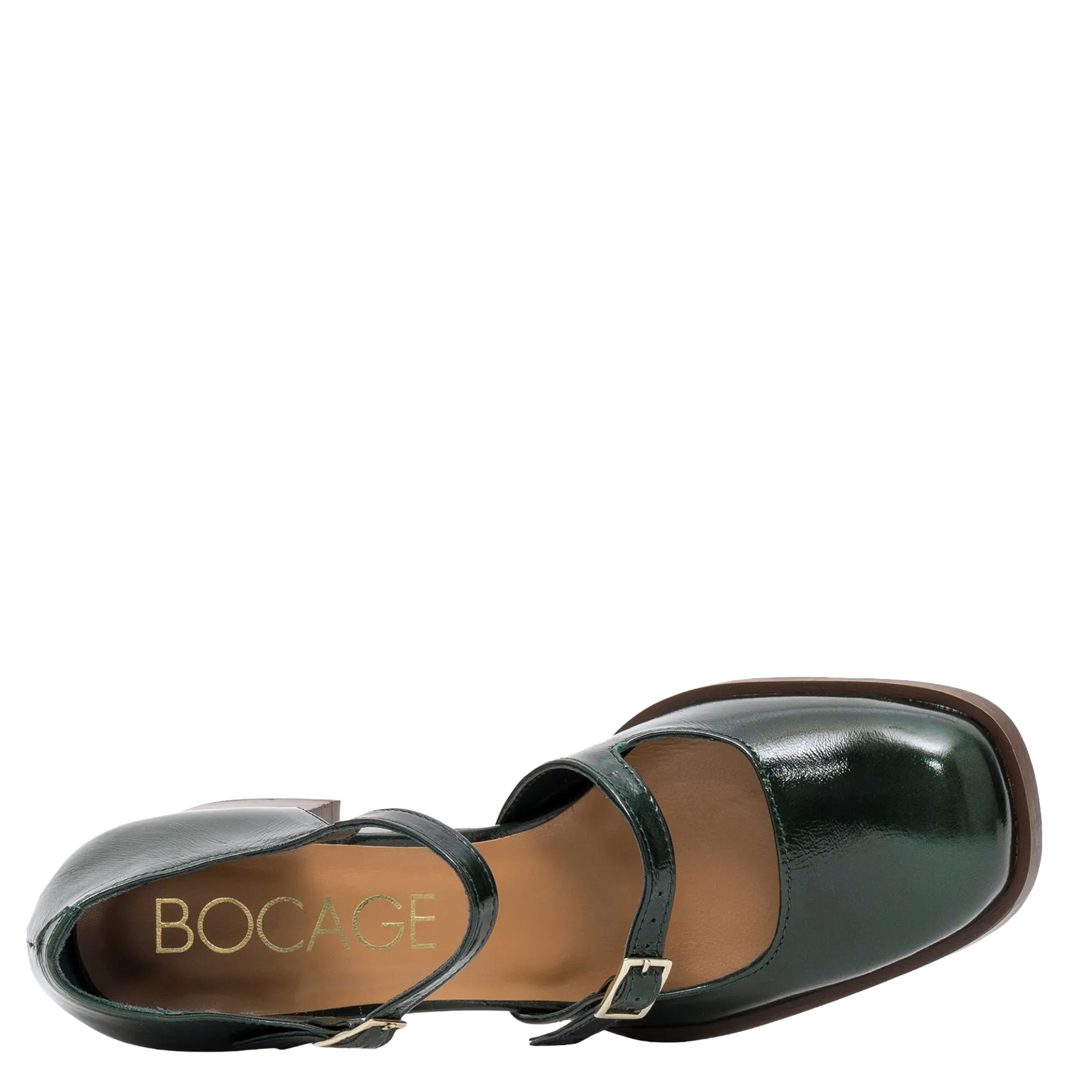 Beyou suede high heels  BOCAGE Green