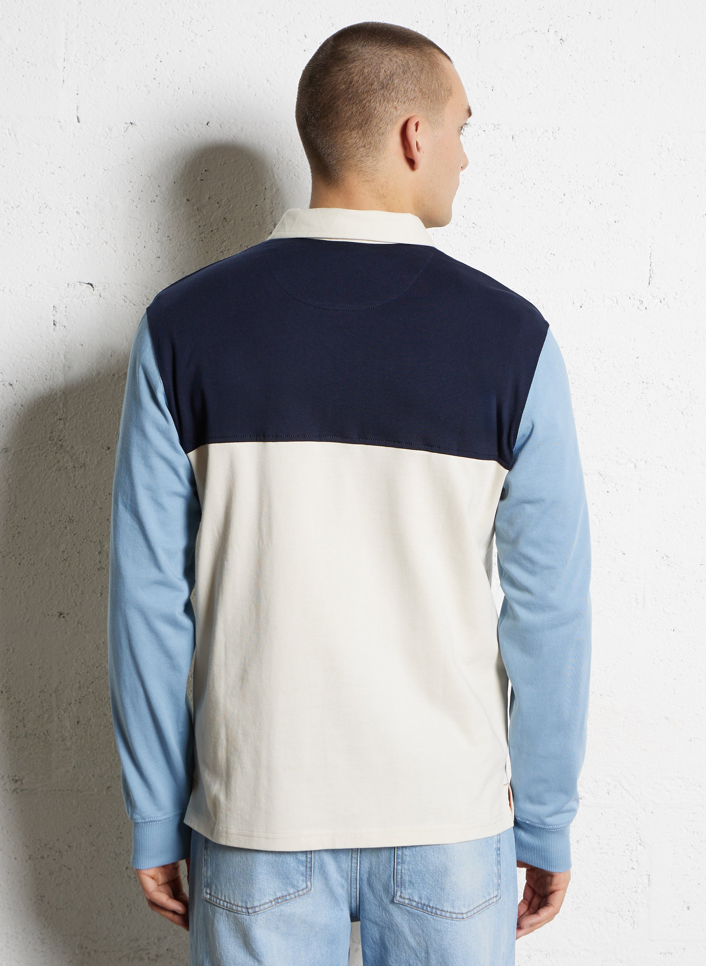 Top col polo en coton NAPAPIJRI Beige