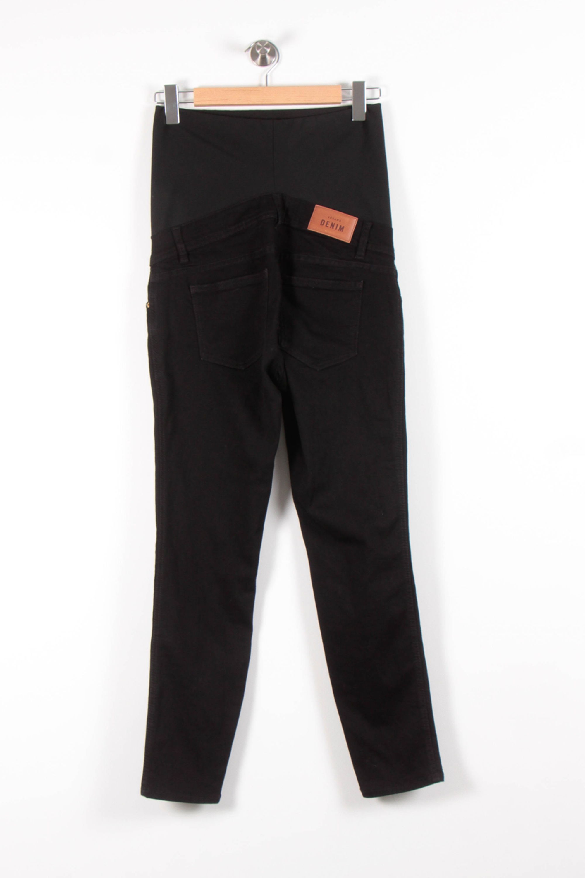Cropped slim jeans with studs SEZANE - Seconde main Black