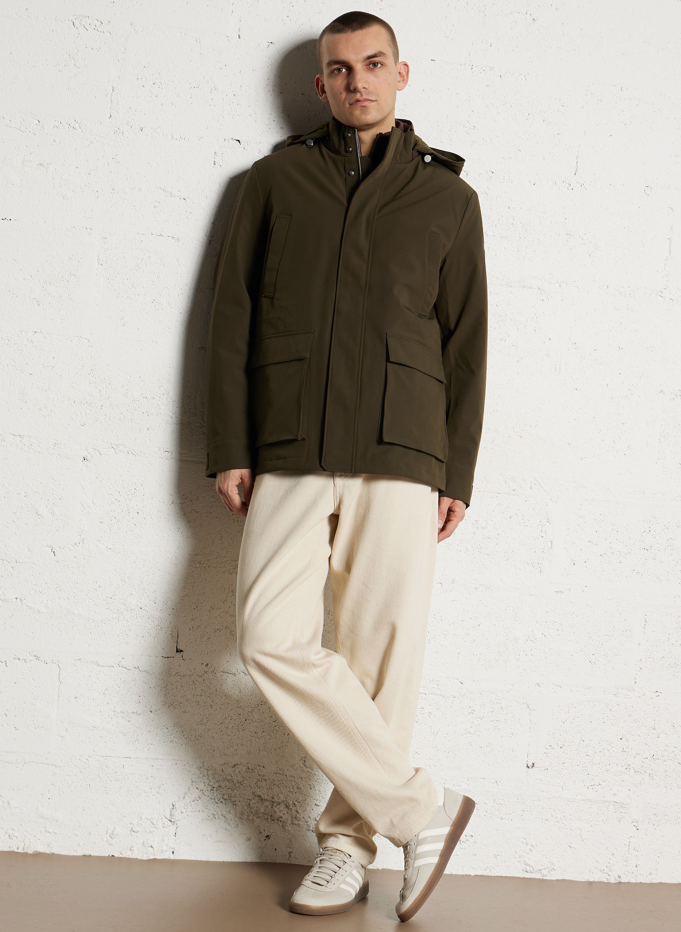 Jas met capuchon HACKETT Groen