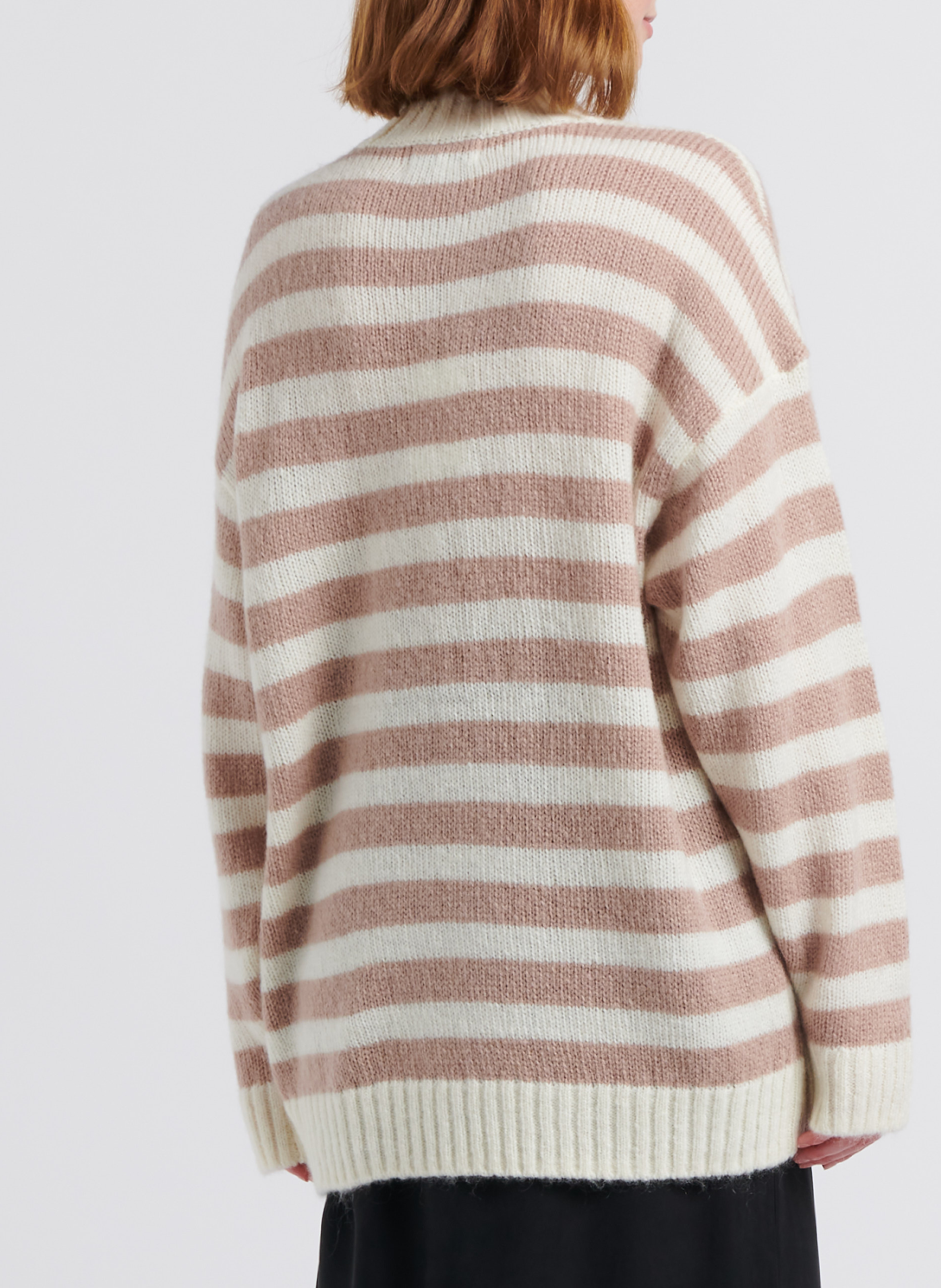 Ruimvallende trui met opstaande kraag MAISON LABICHE Veelkleurig