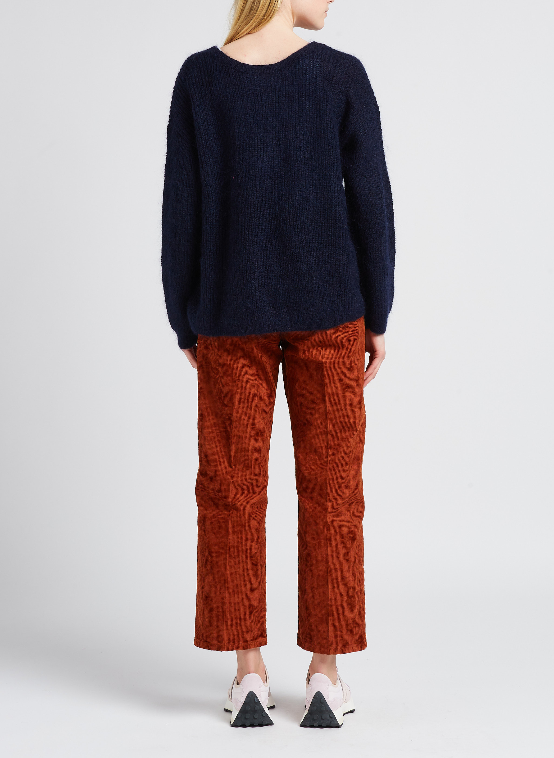 Pantalon droit velours côtelé  LEVI'S Orange