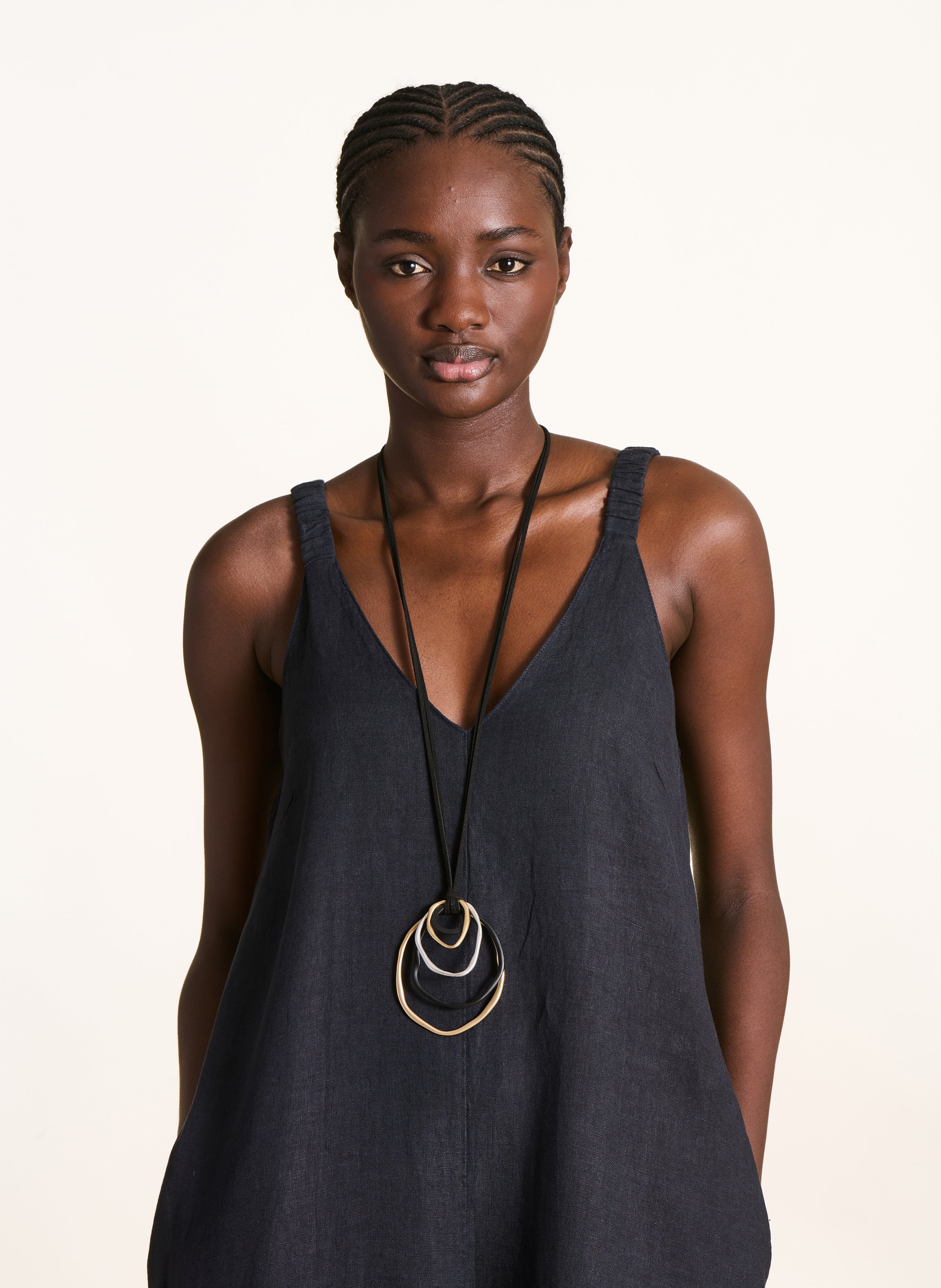 Chaîne sautoir LA FEE MARABOUTEE Jaune