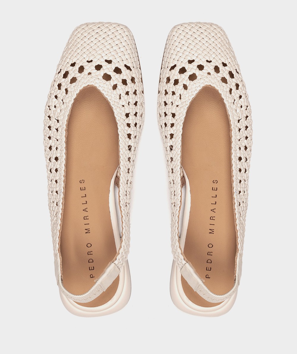 Open-toe flats PEDRO MIRALLES White