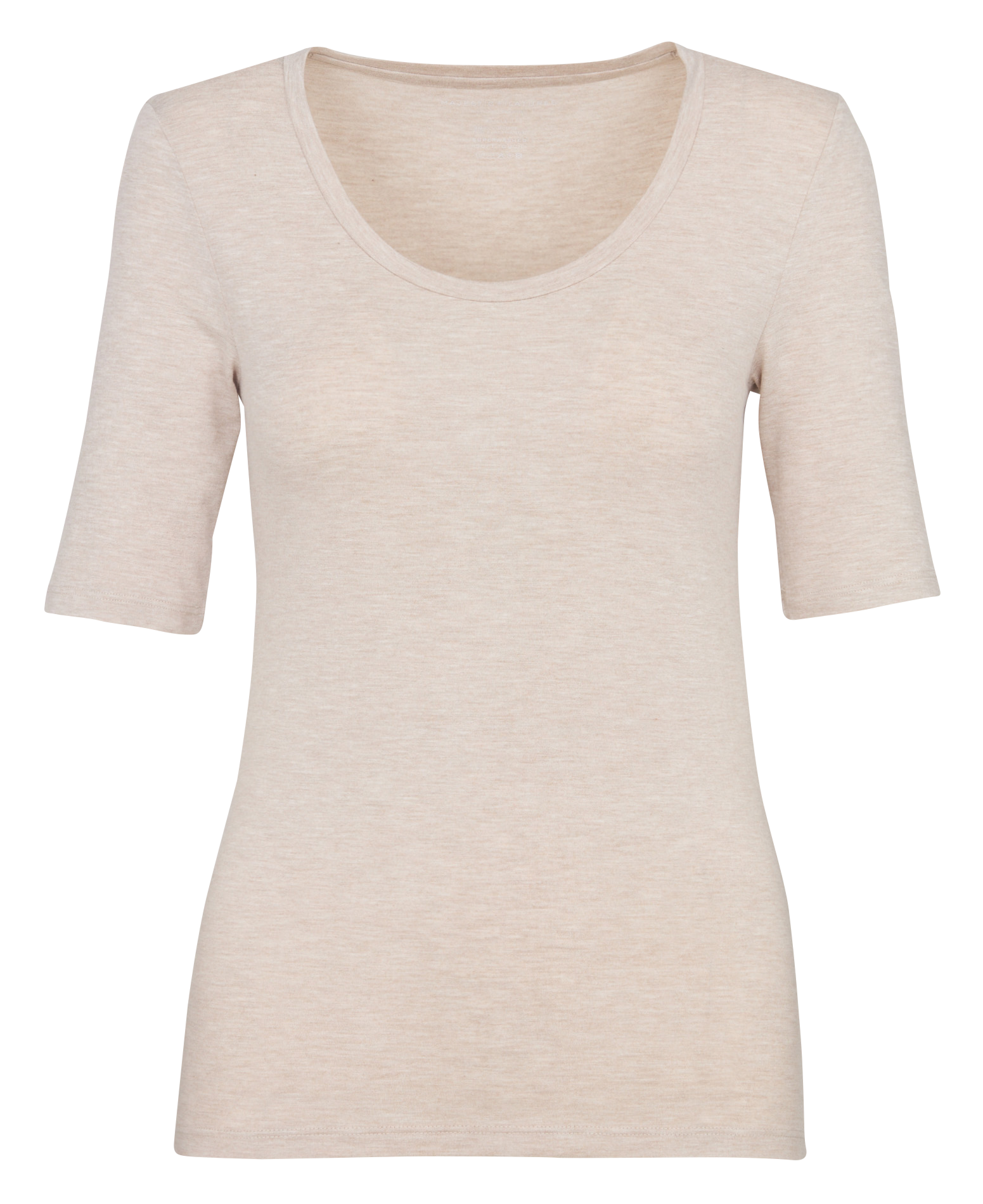 Rundhalsausschnitt T-Shirt MAJESTIC FILATURES