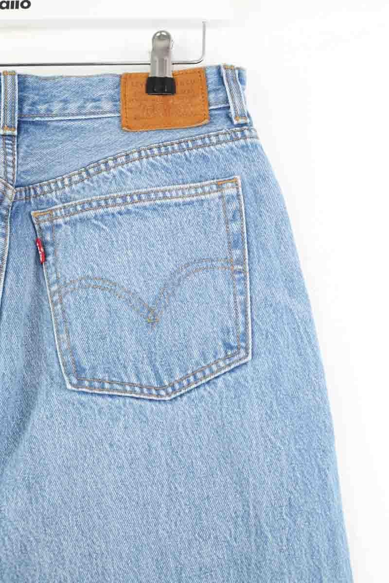 Straight cotton-blend pants LEVI'S - Seconde main Blue