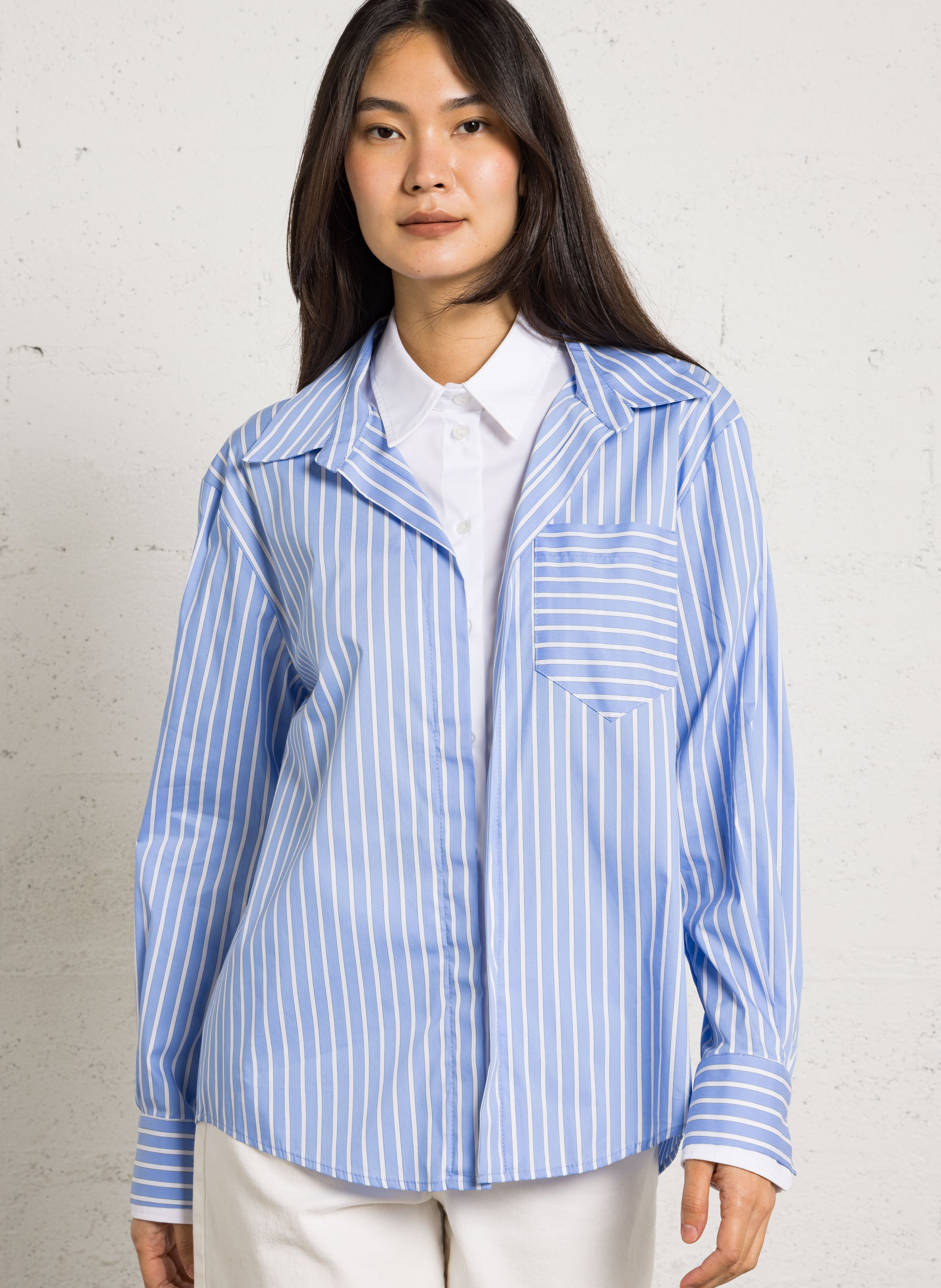 Chemise col classique en coton mélangé IMPERIAL