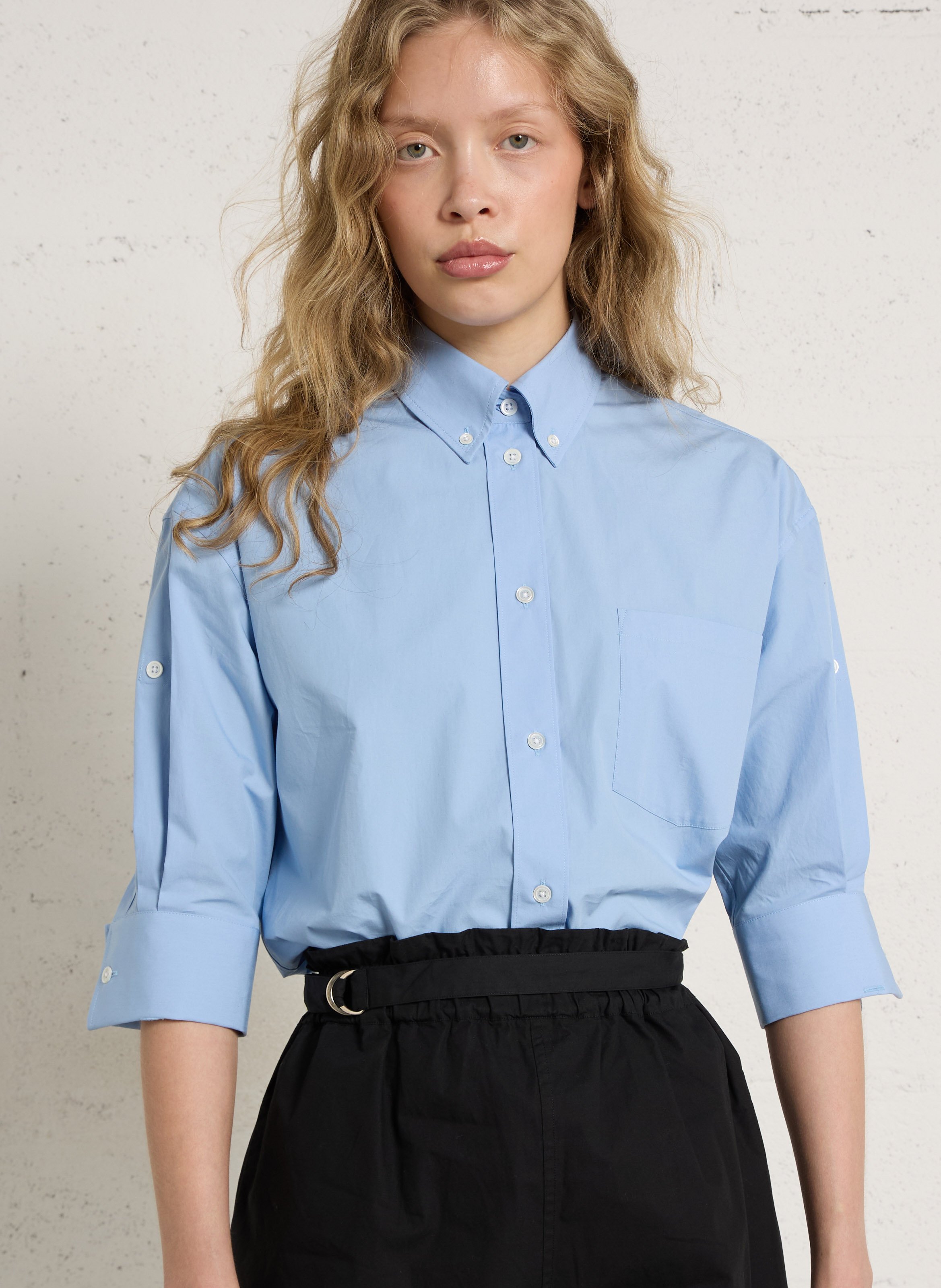 Classic Cotton Shirt LAURENCE BRAS Blue