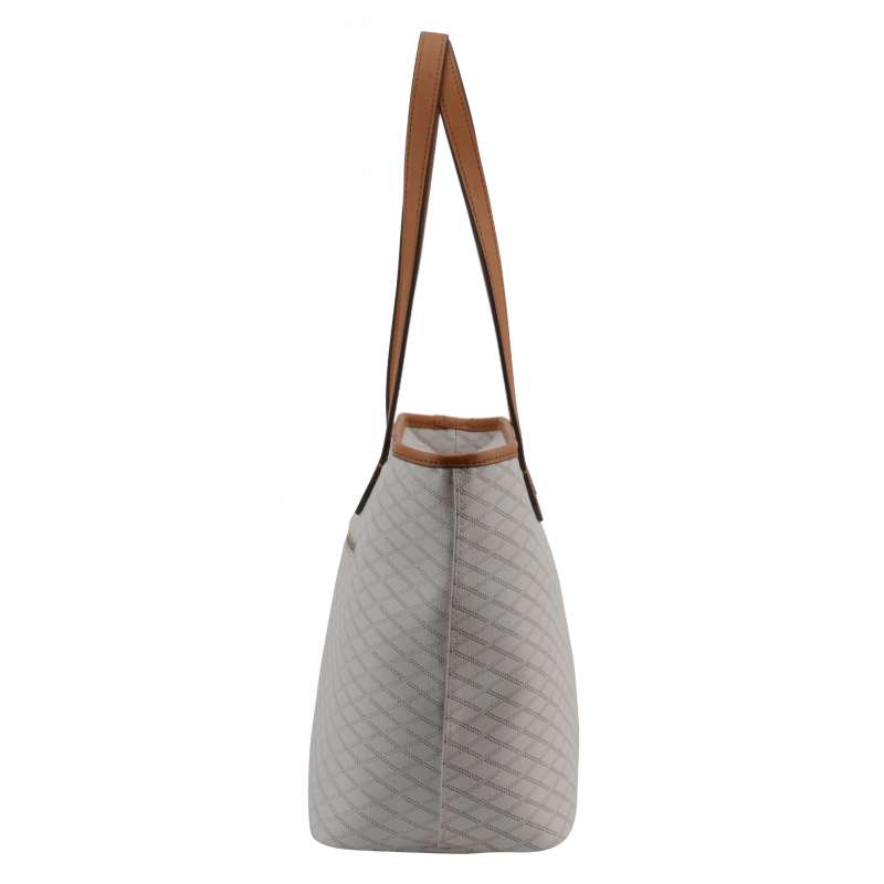 Leather bag POURCHET White