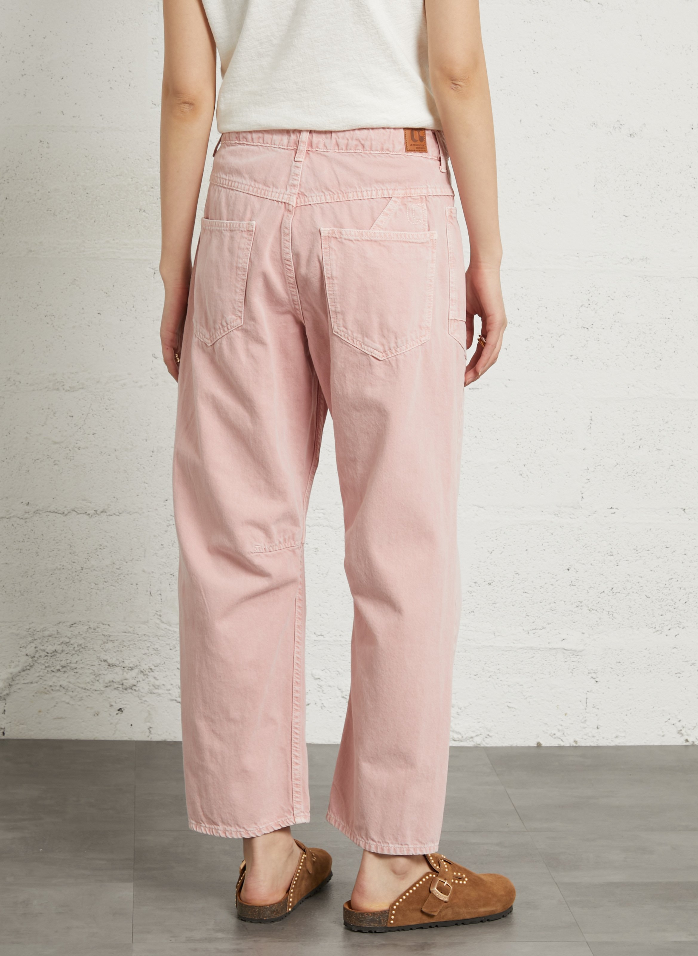 Ballonjeans aus Baumwolle LE TEMPS DES CERISES Schwarz