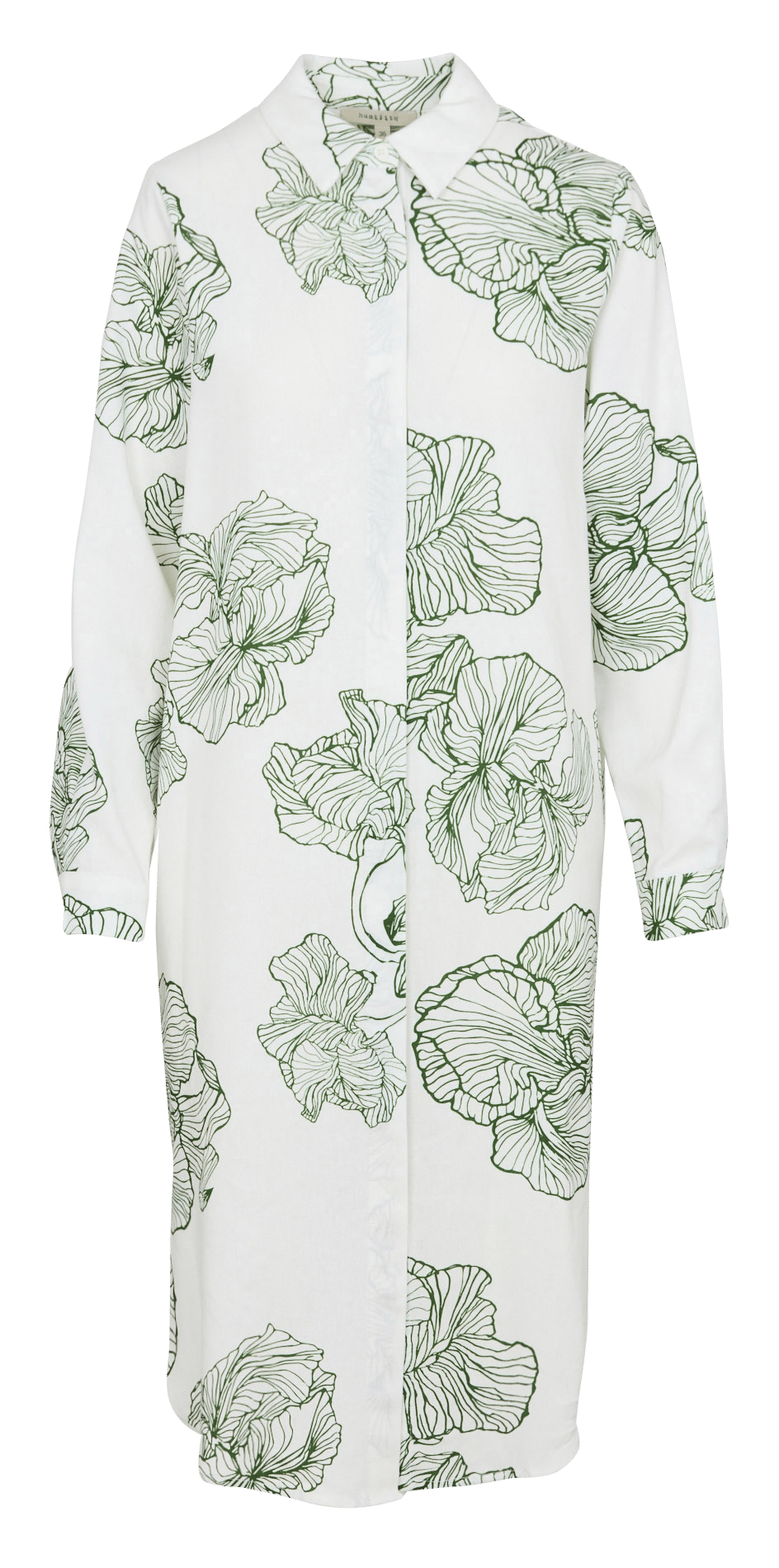 Shirt with classic collar and floral print HUMILITY Multicolored