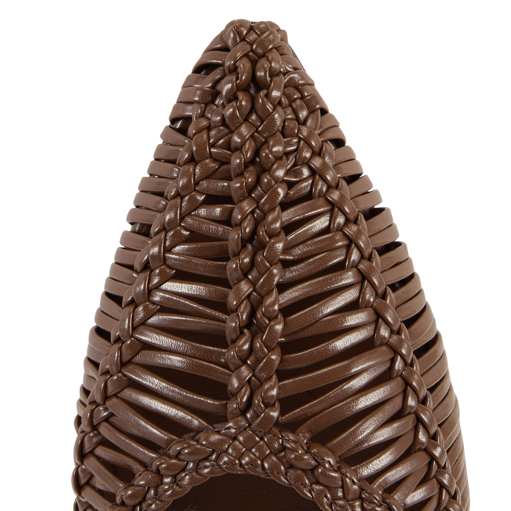 Escarpins tissés TORAL Marron