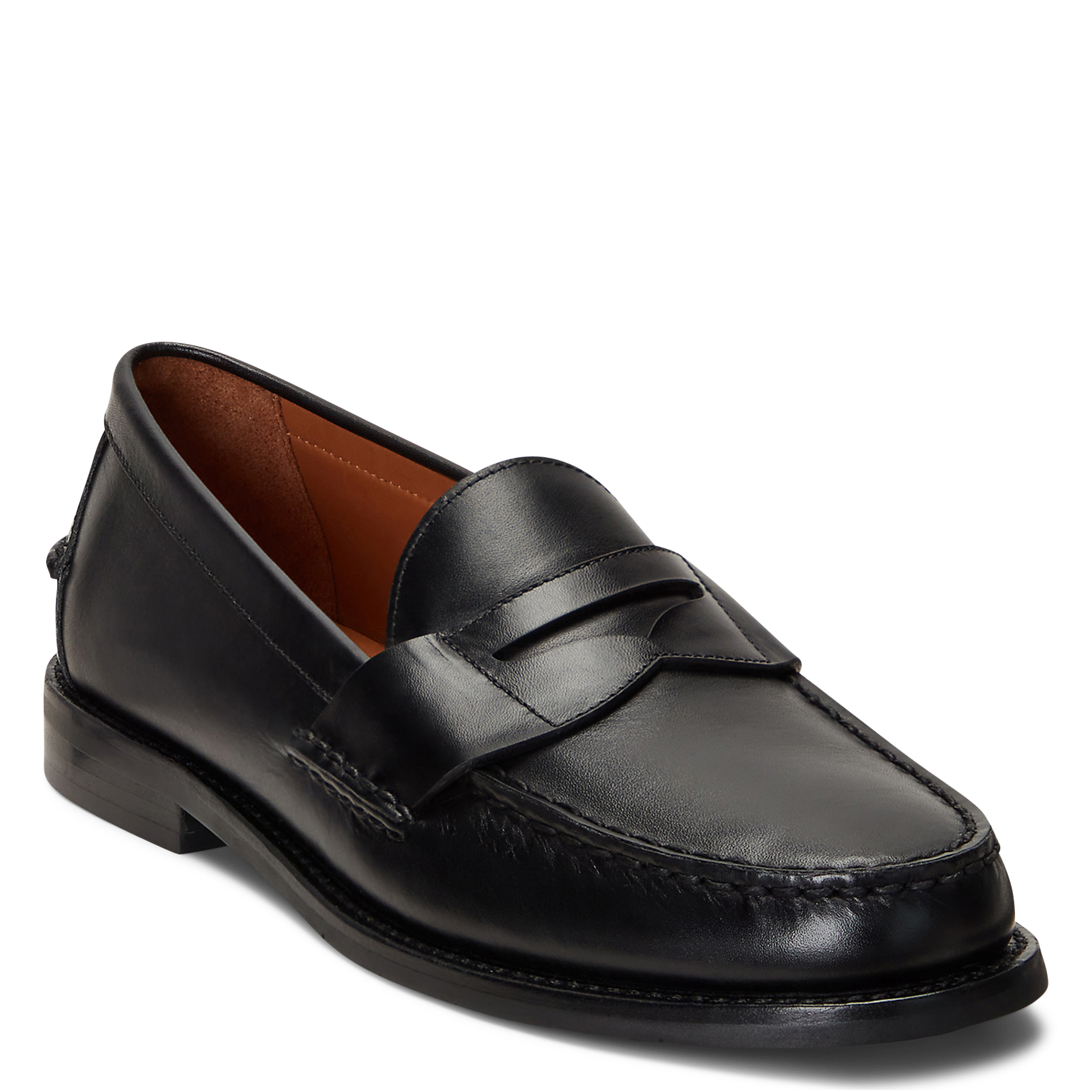 Leren mocassins POLO RALPH LAUREN Zwart