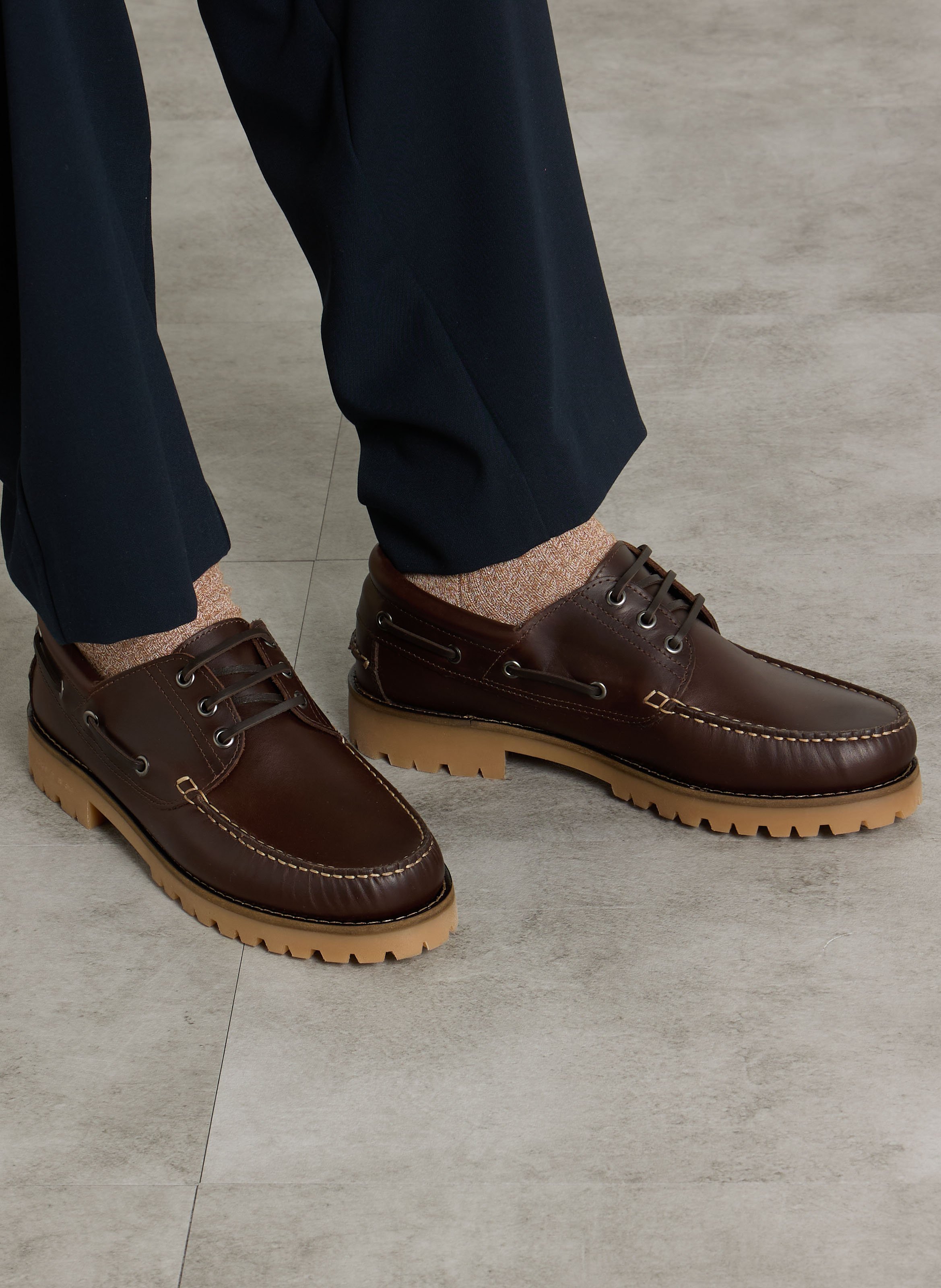 Segelschuhe aus Leder IKKS Braun