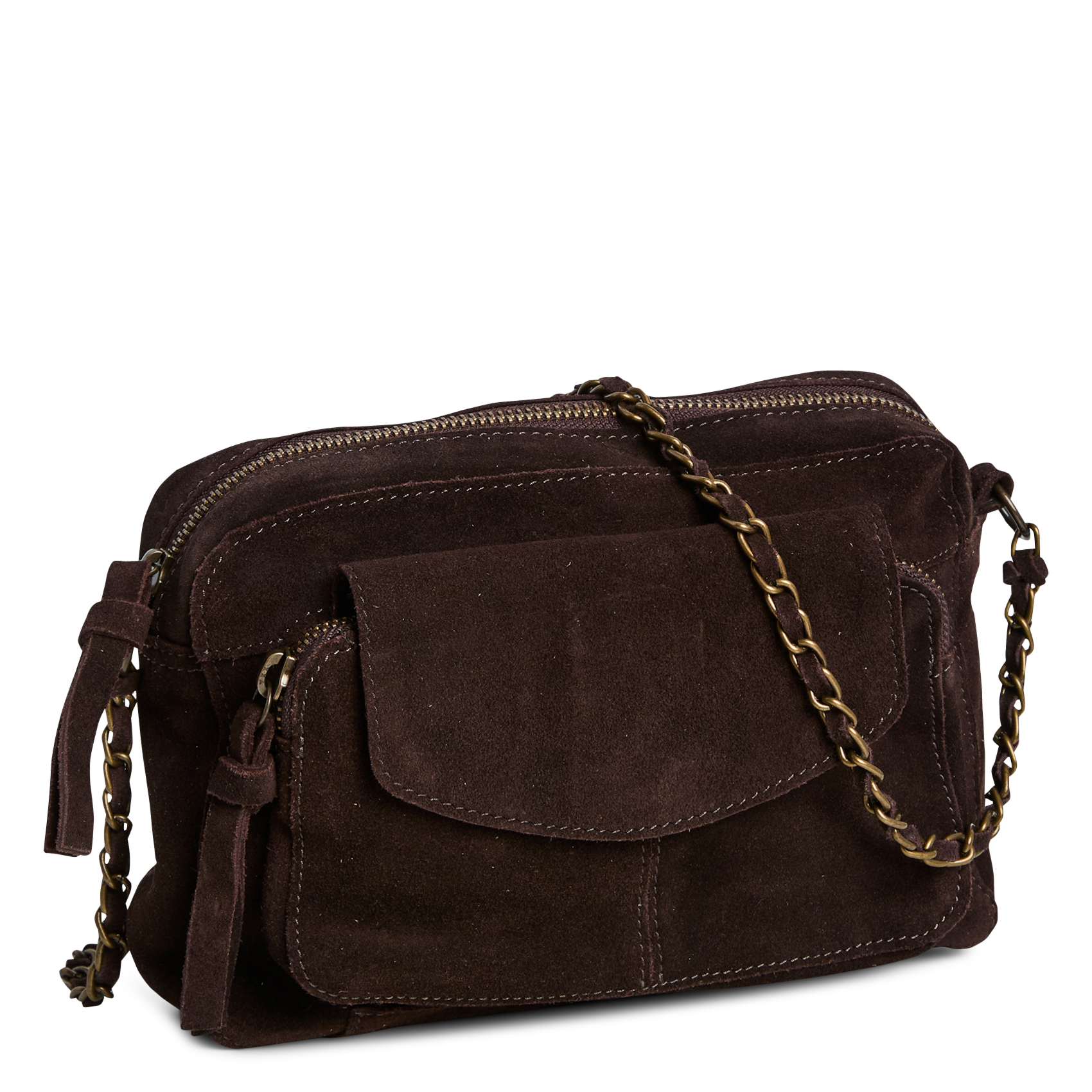 Sac bandoulière en cuir façon serpent PIECES