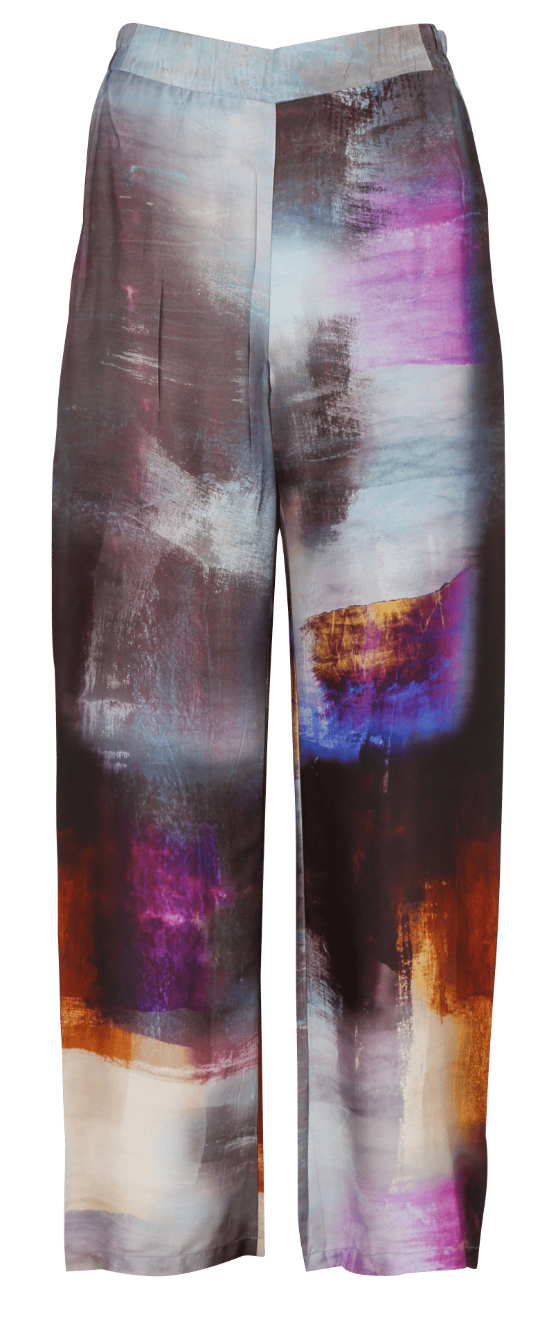 Printed wide-leg pants COTELAC Blue