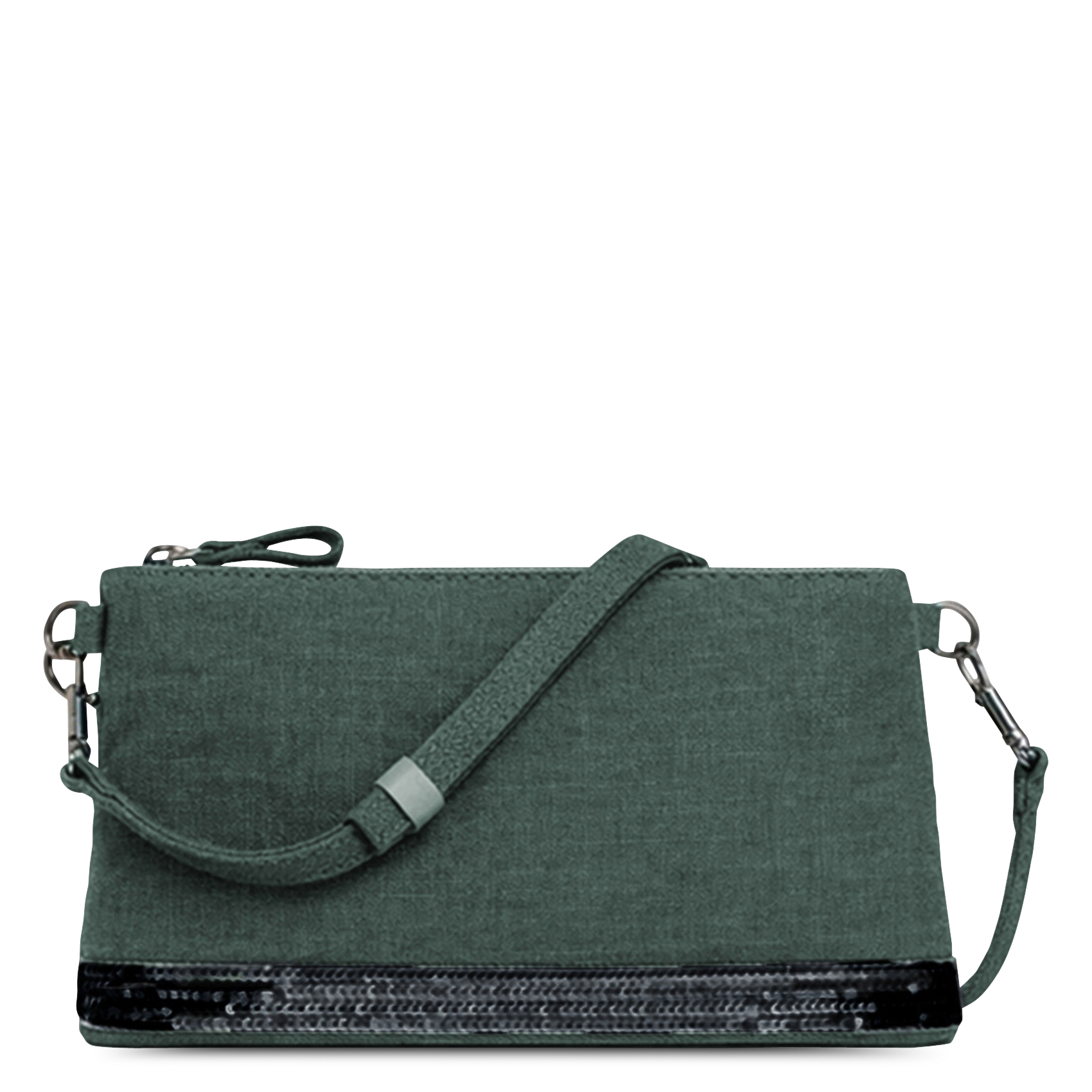 Crossbody linen clutch VANESSA BRUNO