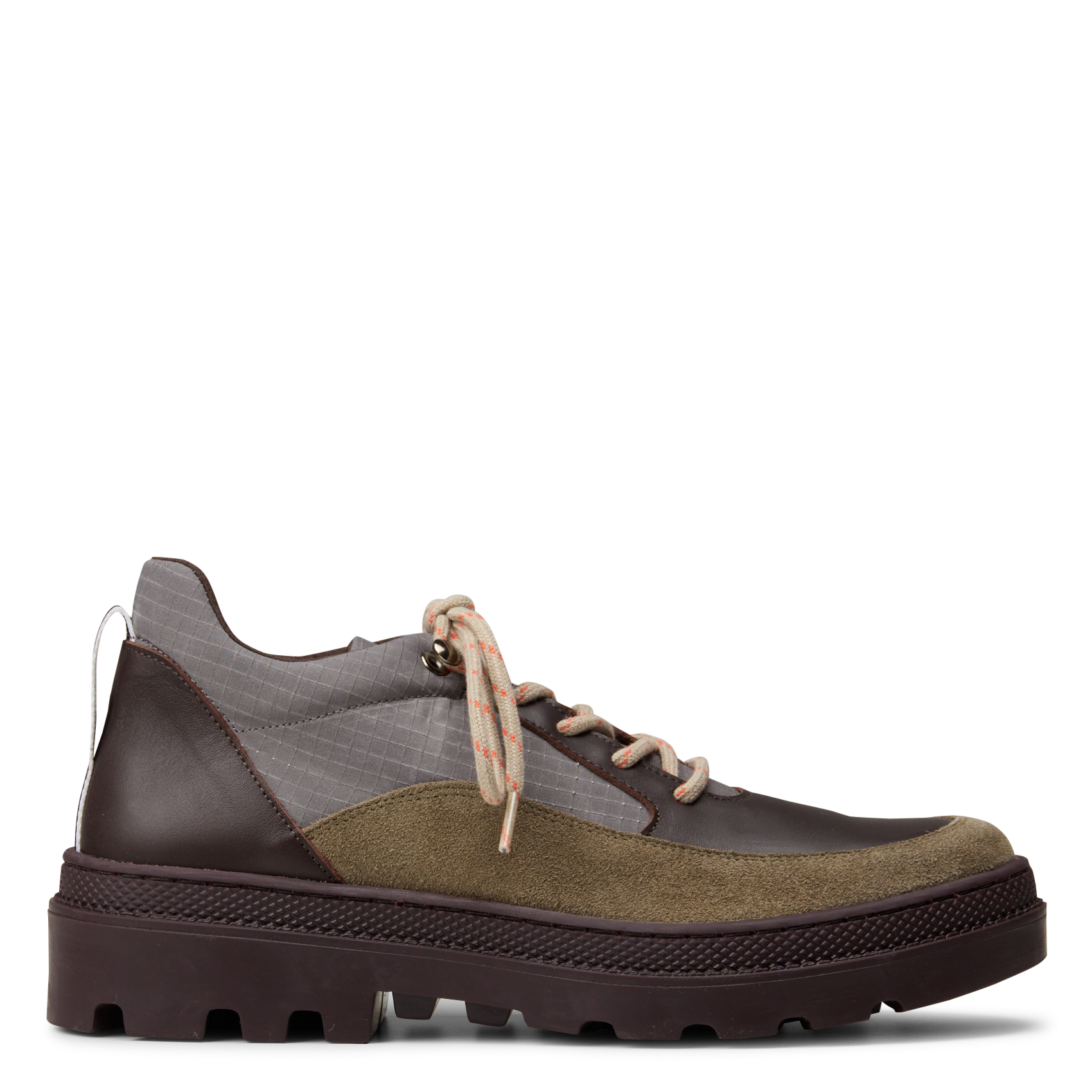 Schnürstiefel aus Leder NAGUISA Braun