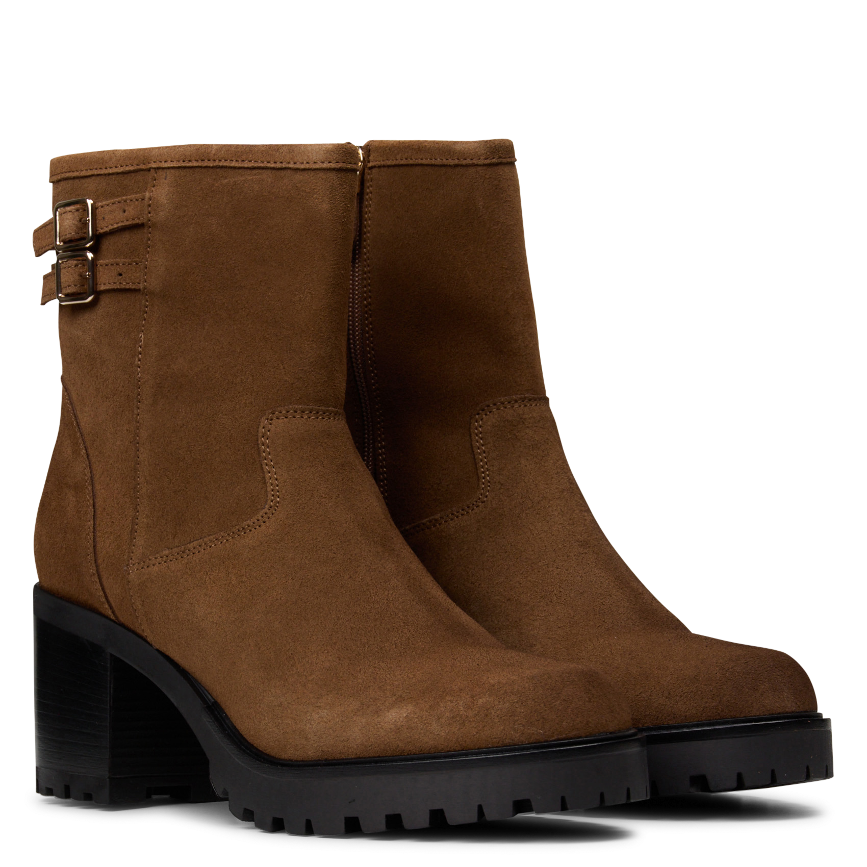 Wildlederstiefeletten MAISON TOUFET Braun