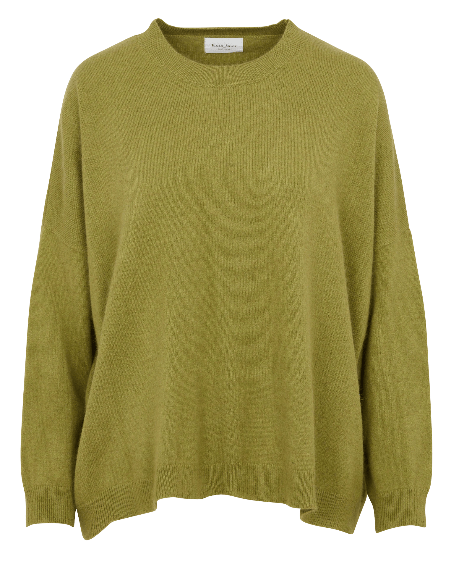 Pullover aus Strick-Mix mit U-Boot-Ausschnitt BELLA JONES Grun
