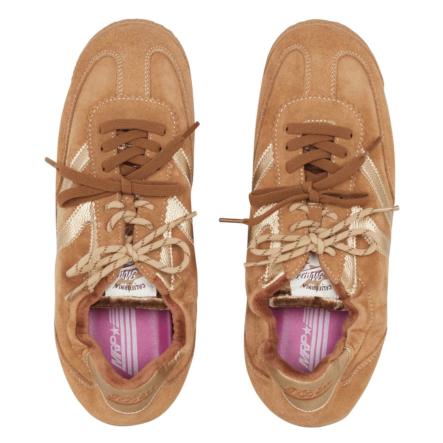 Baskets basses en cuir MRP Beige
