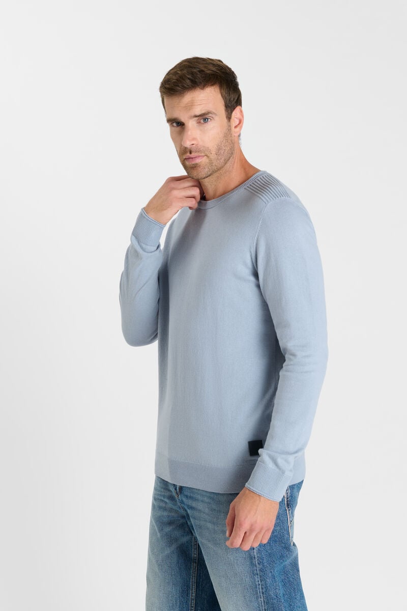 Round-neck sweater LE TEMPS DES CERISES Blue