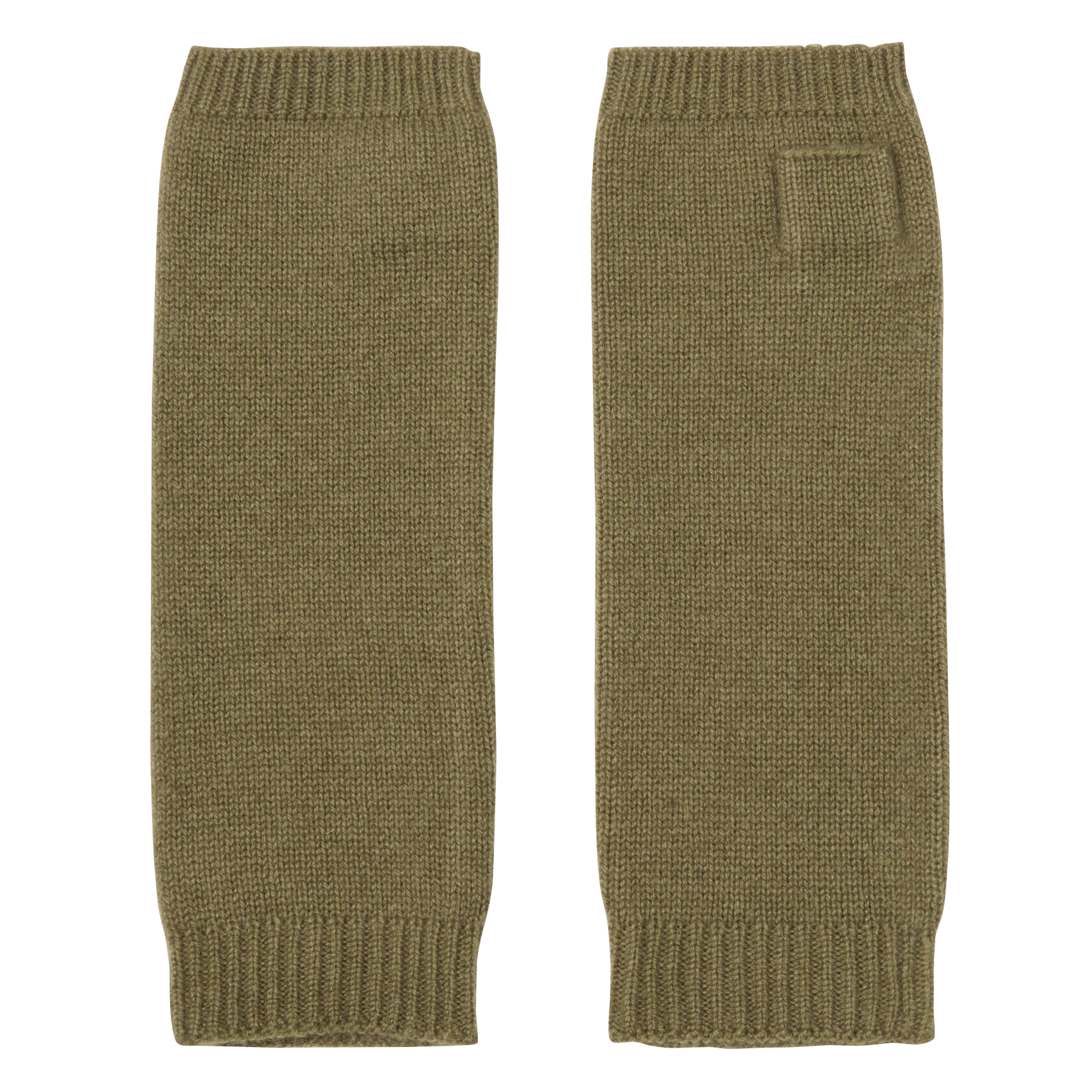 F&auml;ustlinge aus Kaschmir GAROU Olive