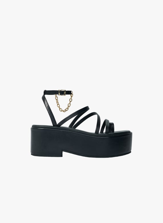 Sandales plates maje on sale