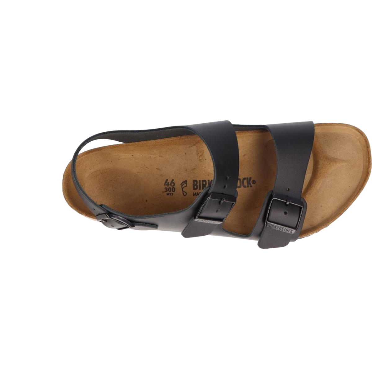 Faux leather sandals BIRKENSTOCK Black