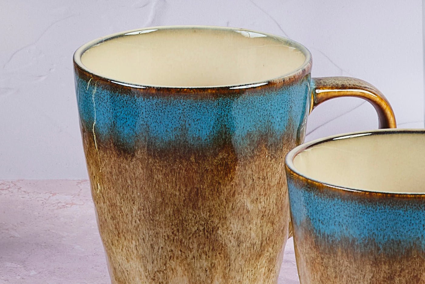 Island mug 40cl - 6 pieces - land & sea BJORN Brown