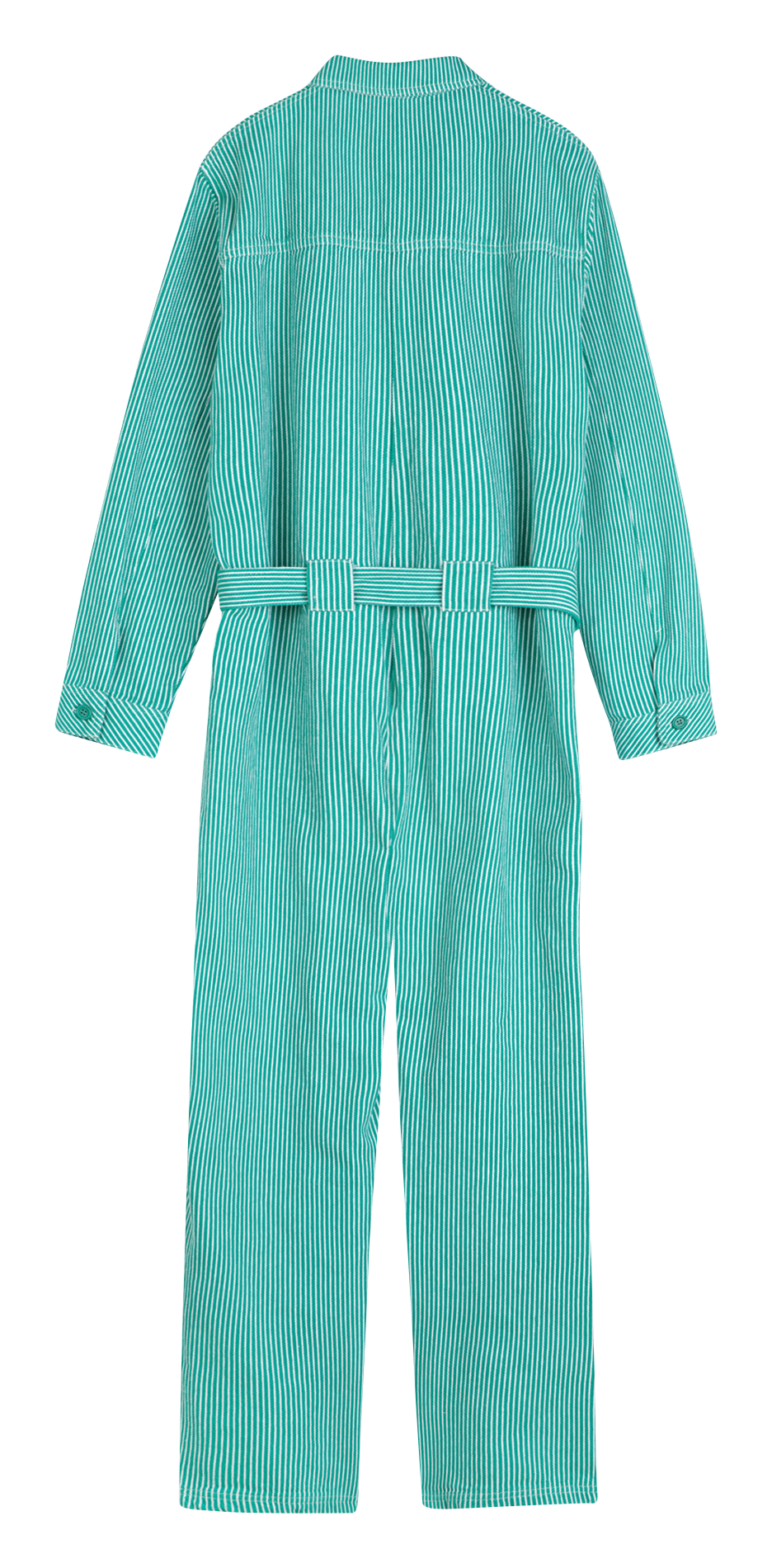 Rechte jumpsuit van gerecycled katoenmengsel BOBO CHOSES Groen