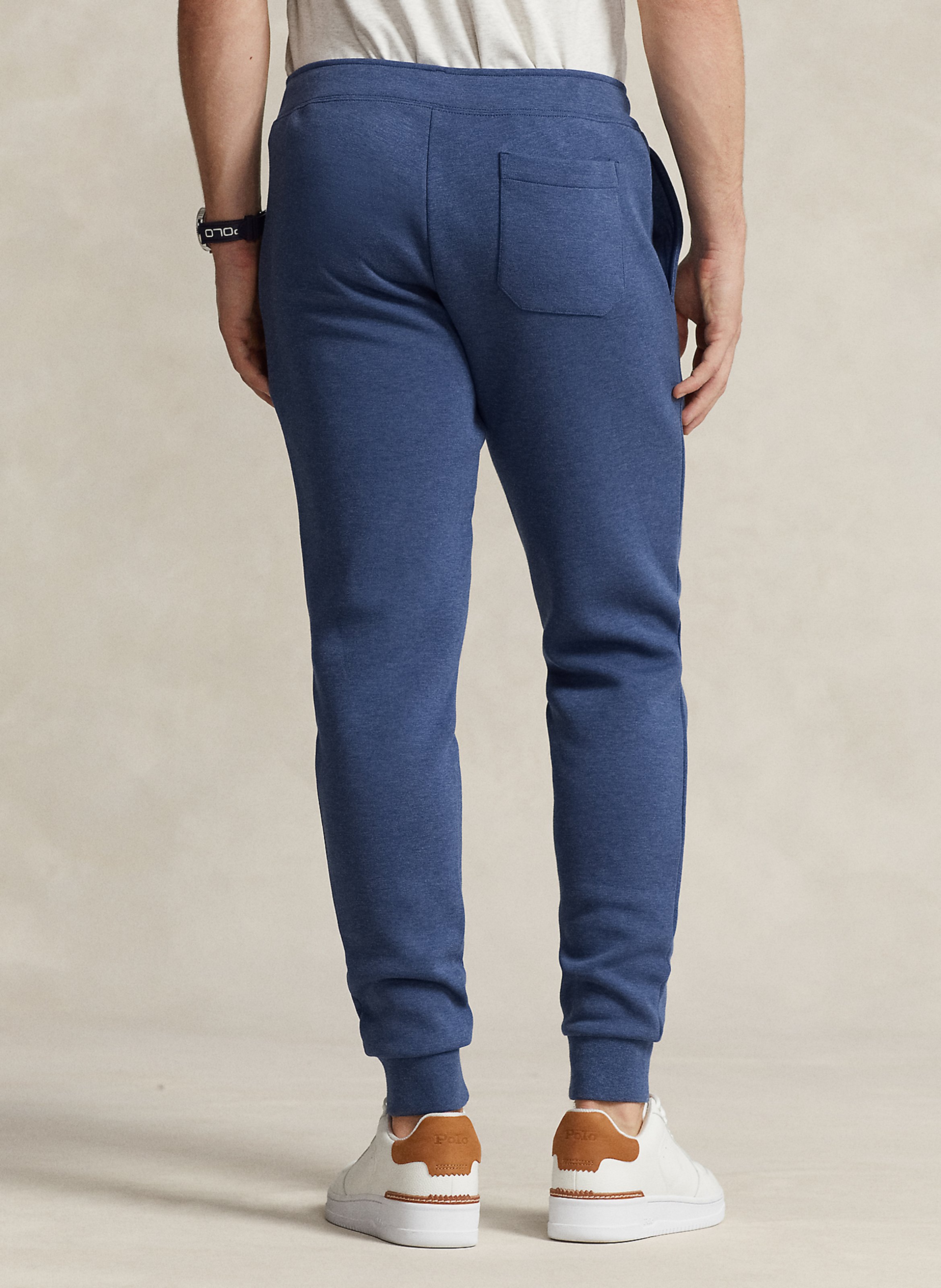 Jogging ajusté en coton mélangé POLO RALPH LAUREN Bleu