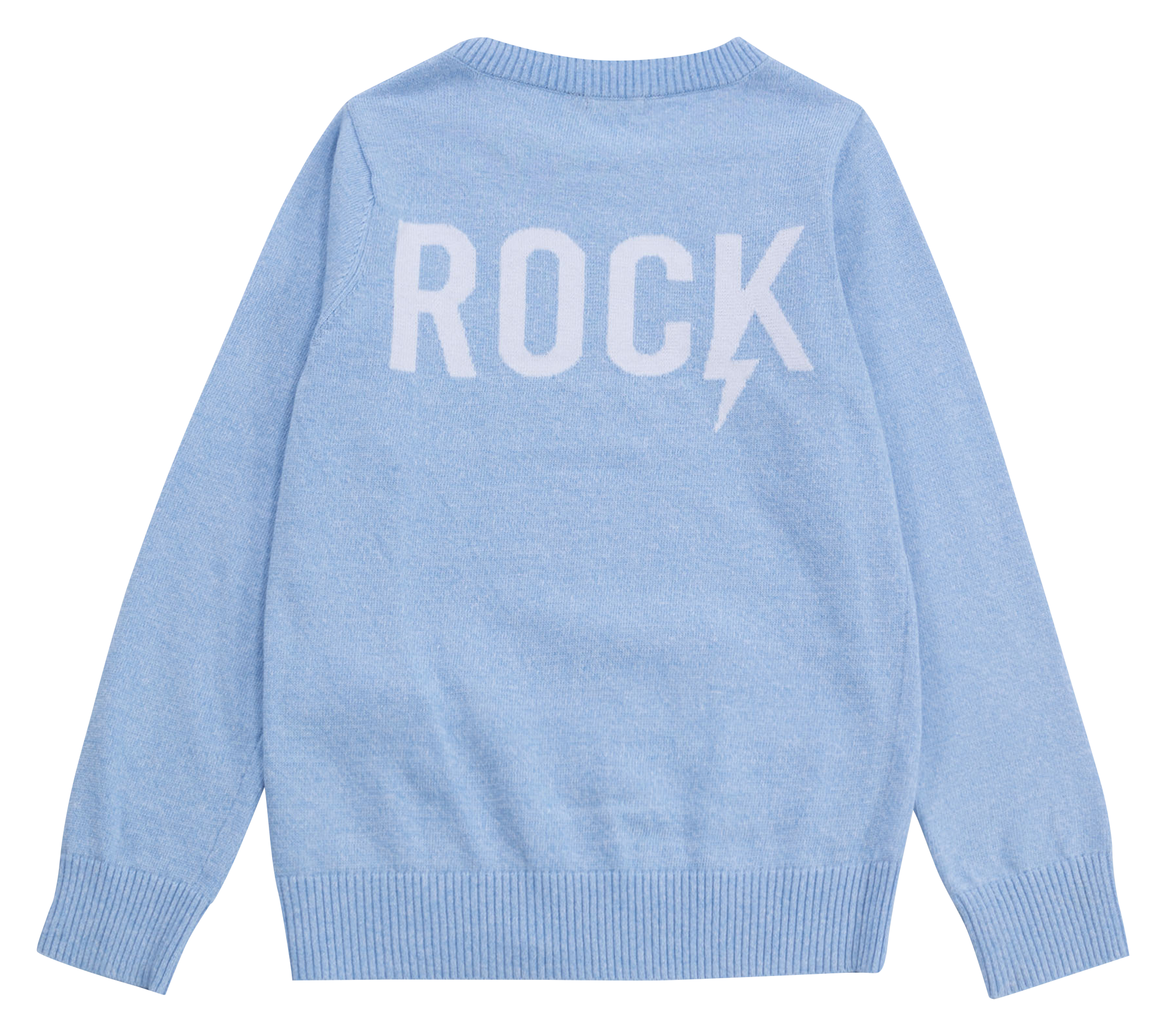 Pull imprimé en coton IKKS JUNIOR Bleu