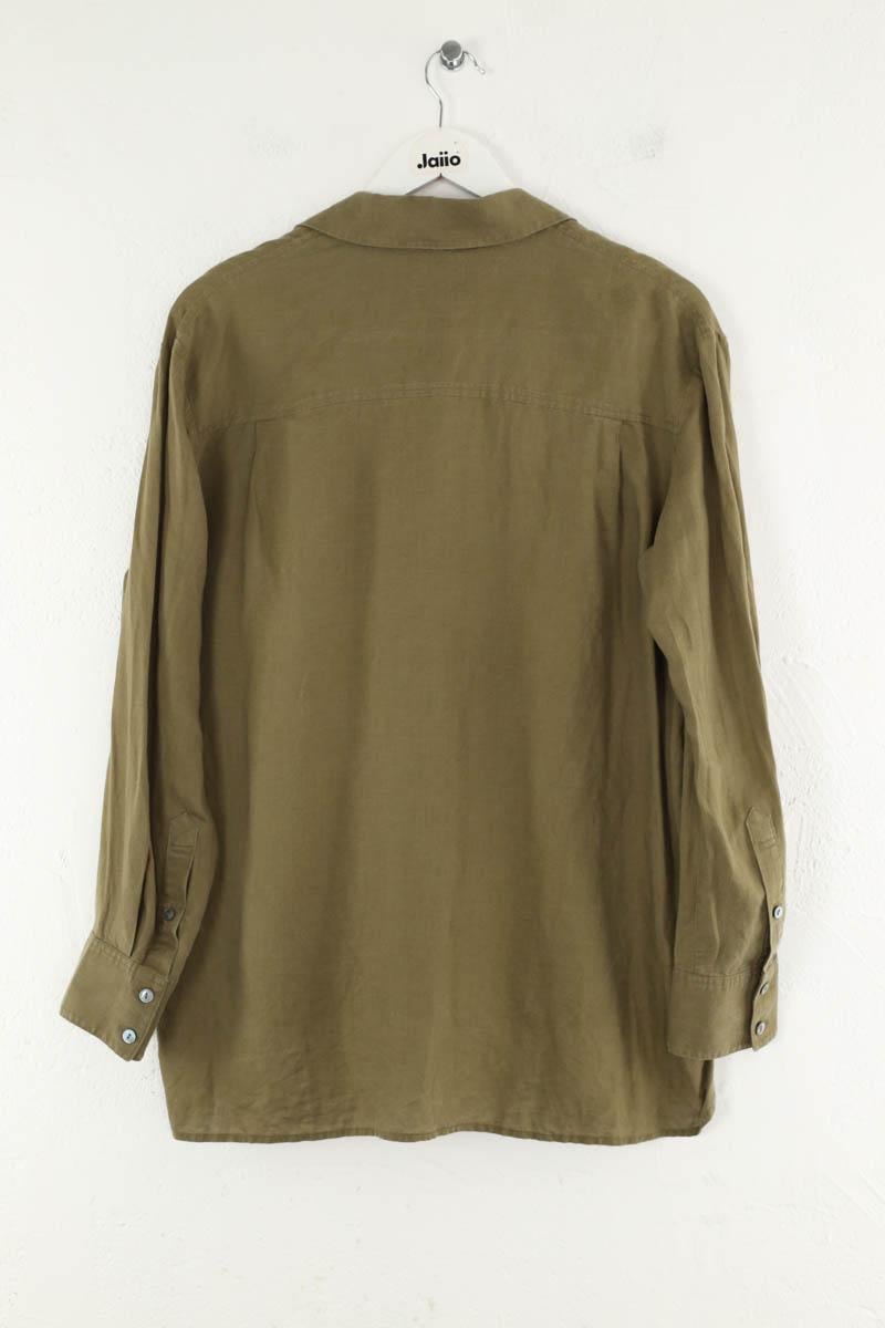 Linen blouse THEORY - Seconde Main Khaki