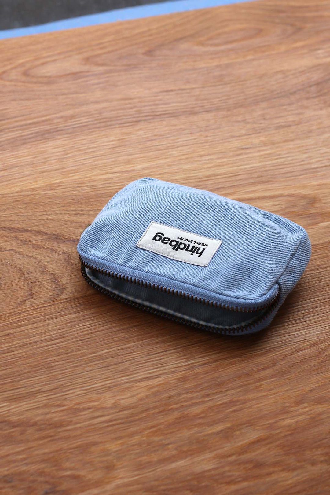 Cotton coin purse Blue