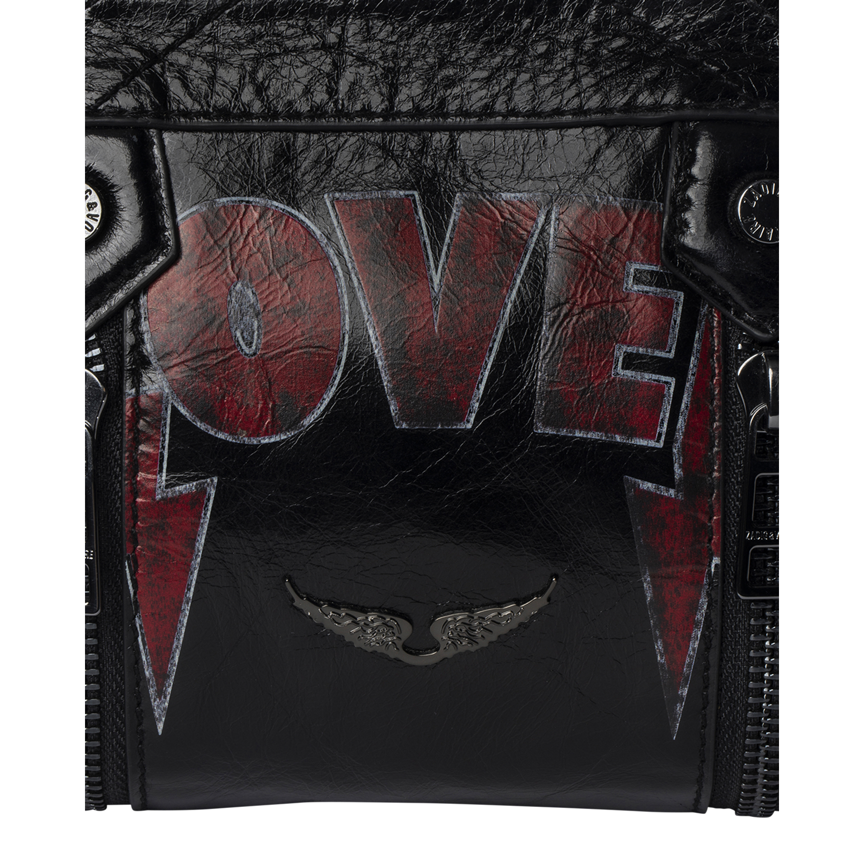 Leren crossbodytas  ZADIG&VOLTAIRE Zwart