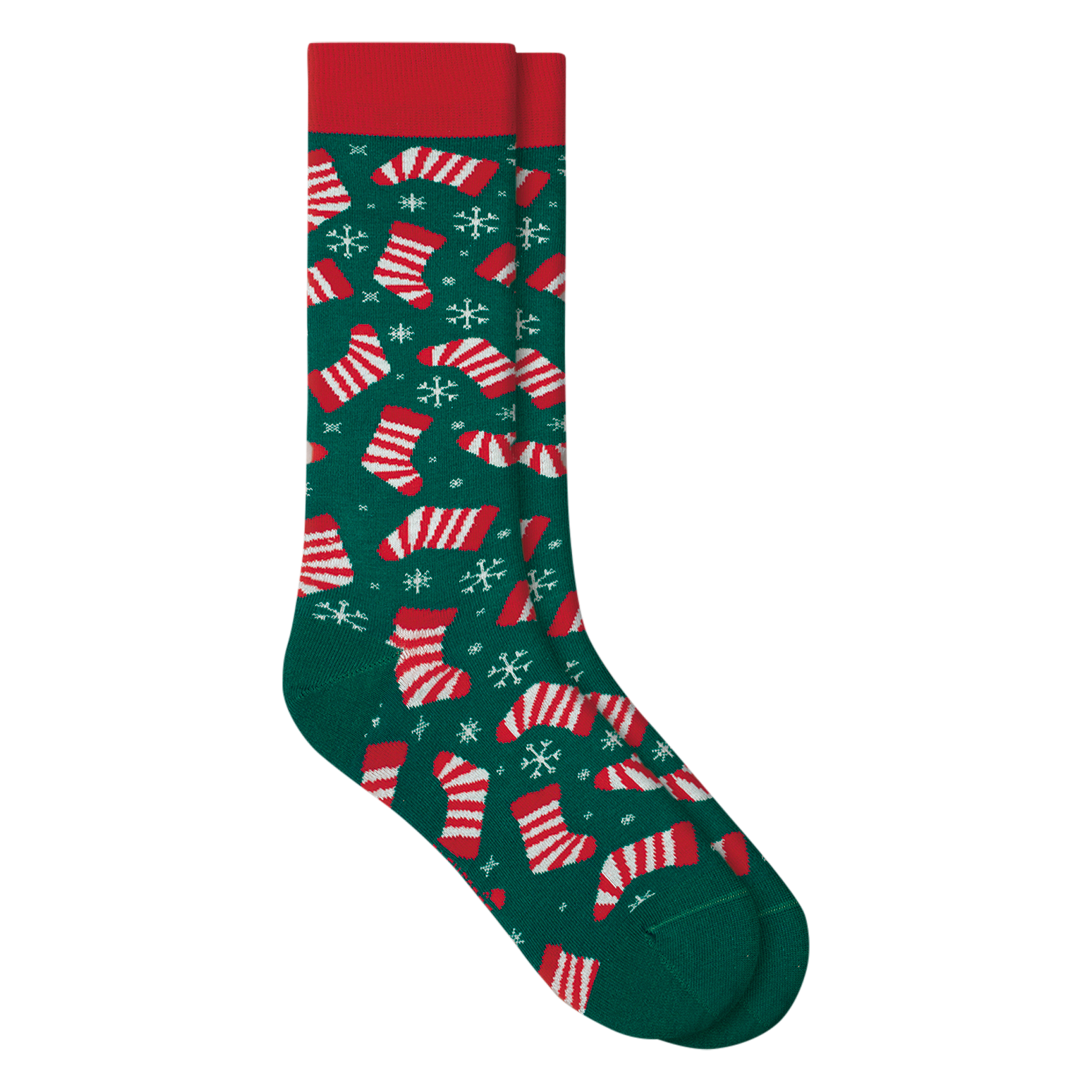 Cotton socks with logo BLEUFORET Green