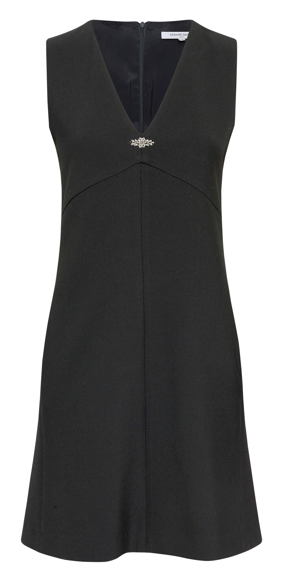 Korte jurk met kraag GERARD DAREL Zwart