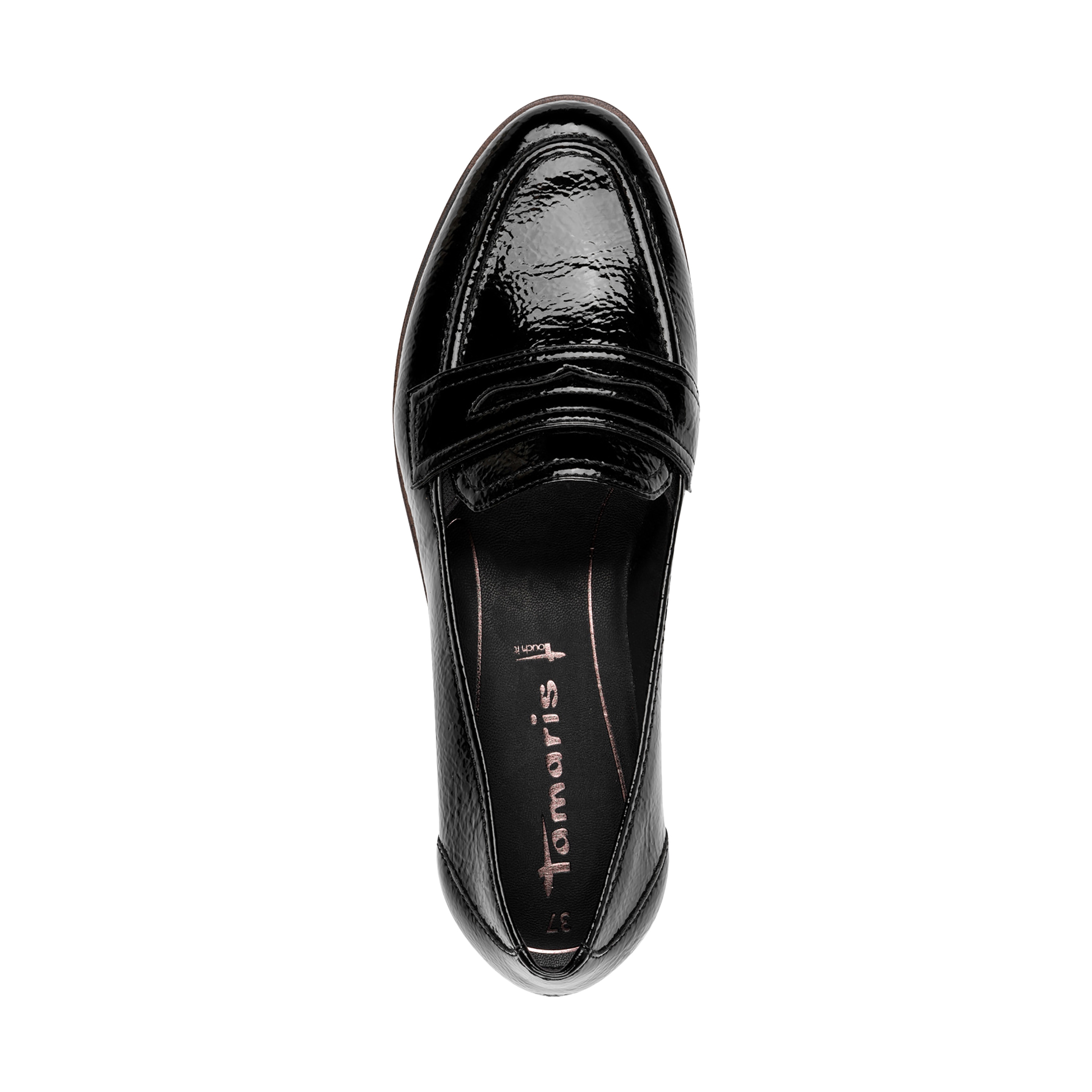 Slip-on moccasin TAMARIS Black