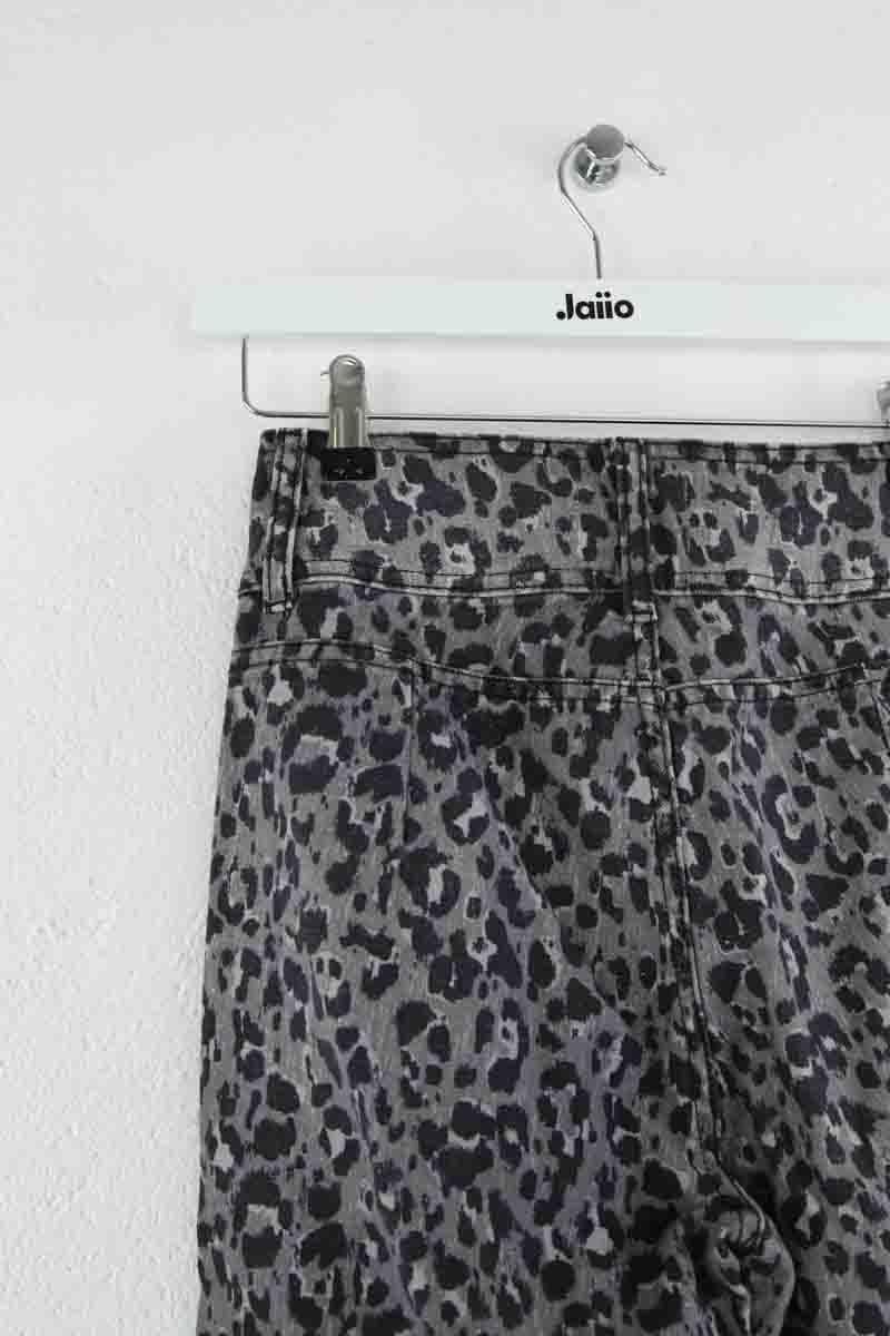 Cotton straight jeans SEZANE - Seconde main Grey