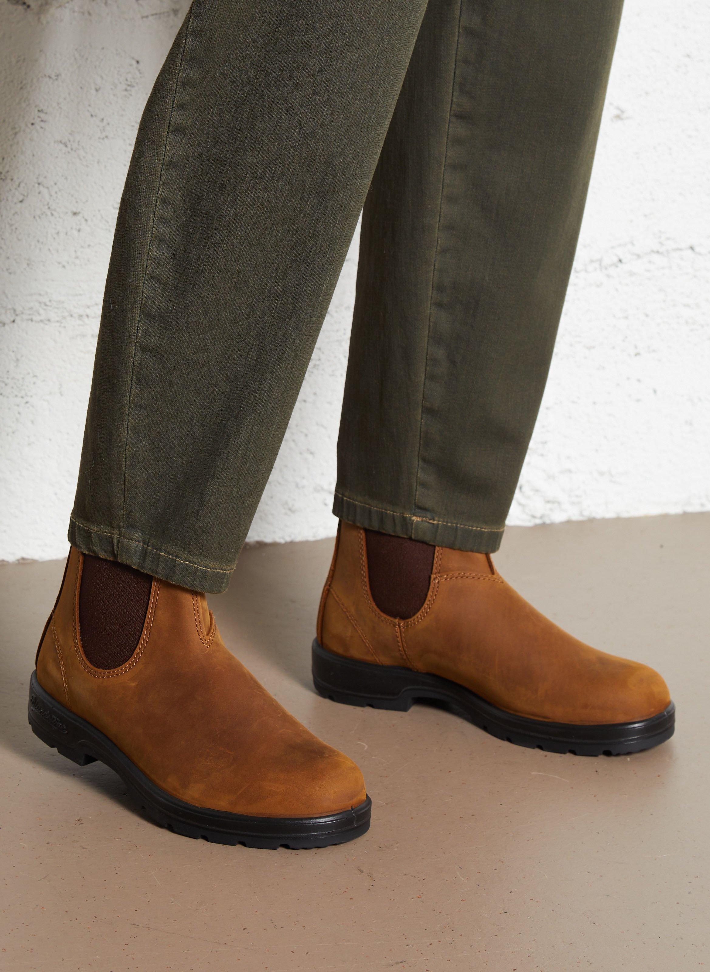 Bianca leather ankle boots BLUNDSTONE Brown