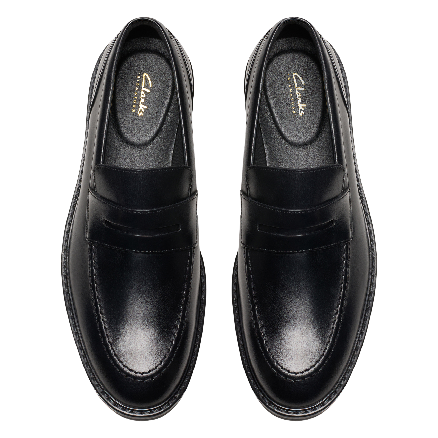 Mocassins en cuir CLARKS Noir