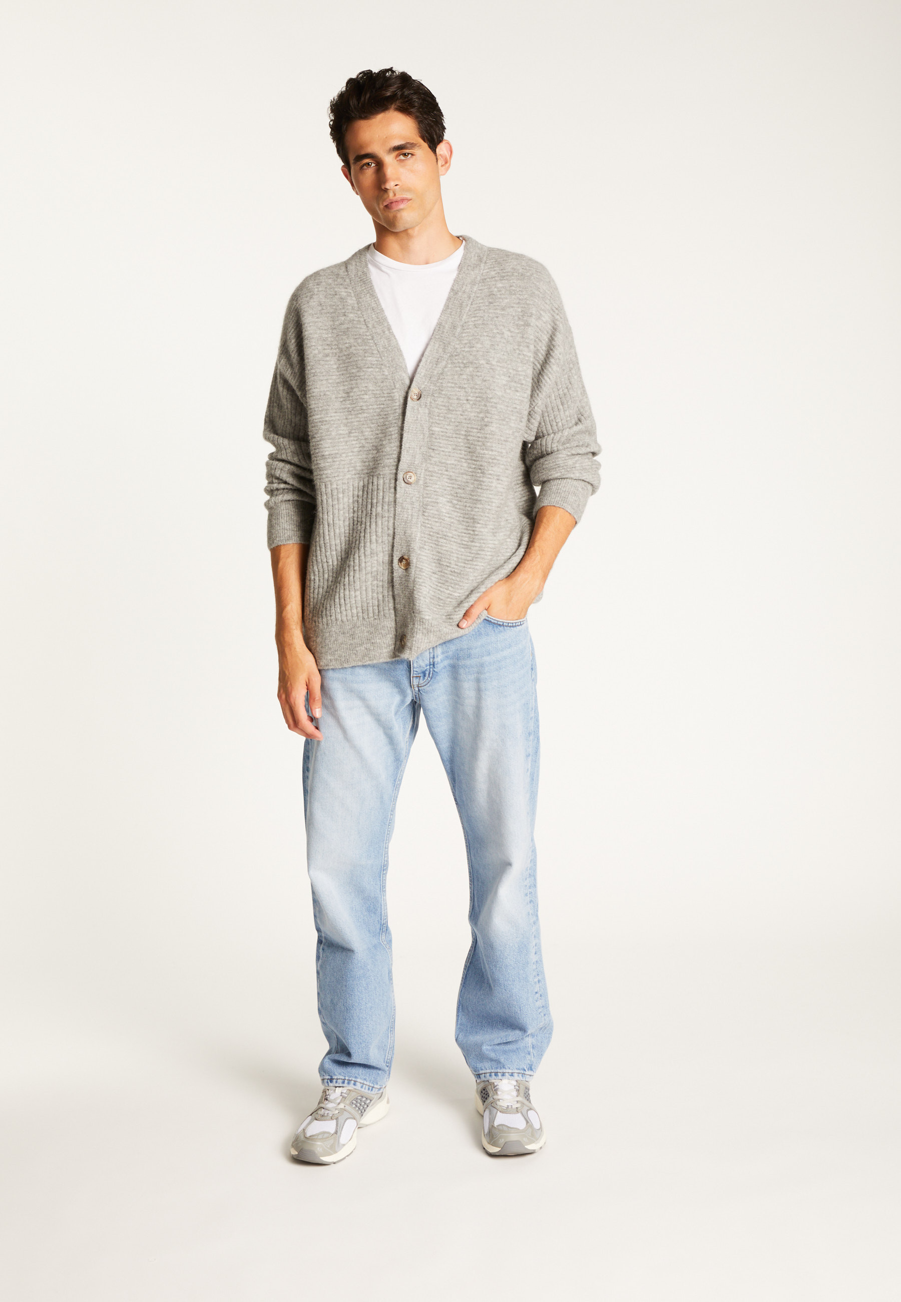 Alpaca wool cardigan MAISON MONTAGUT